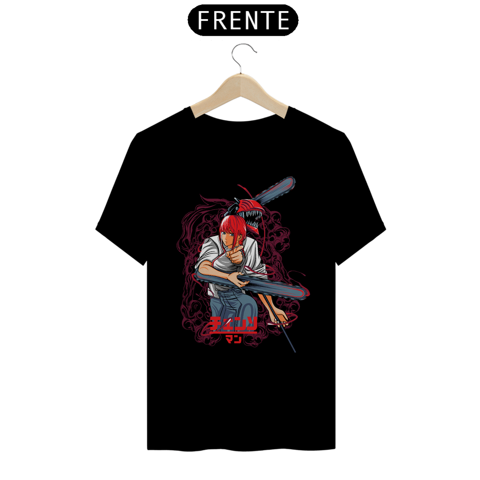 Camiseta Denji e Makima 