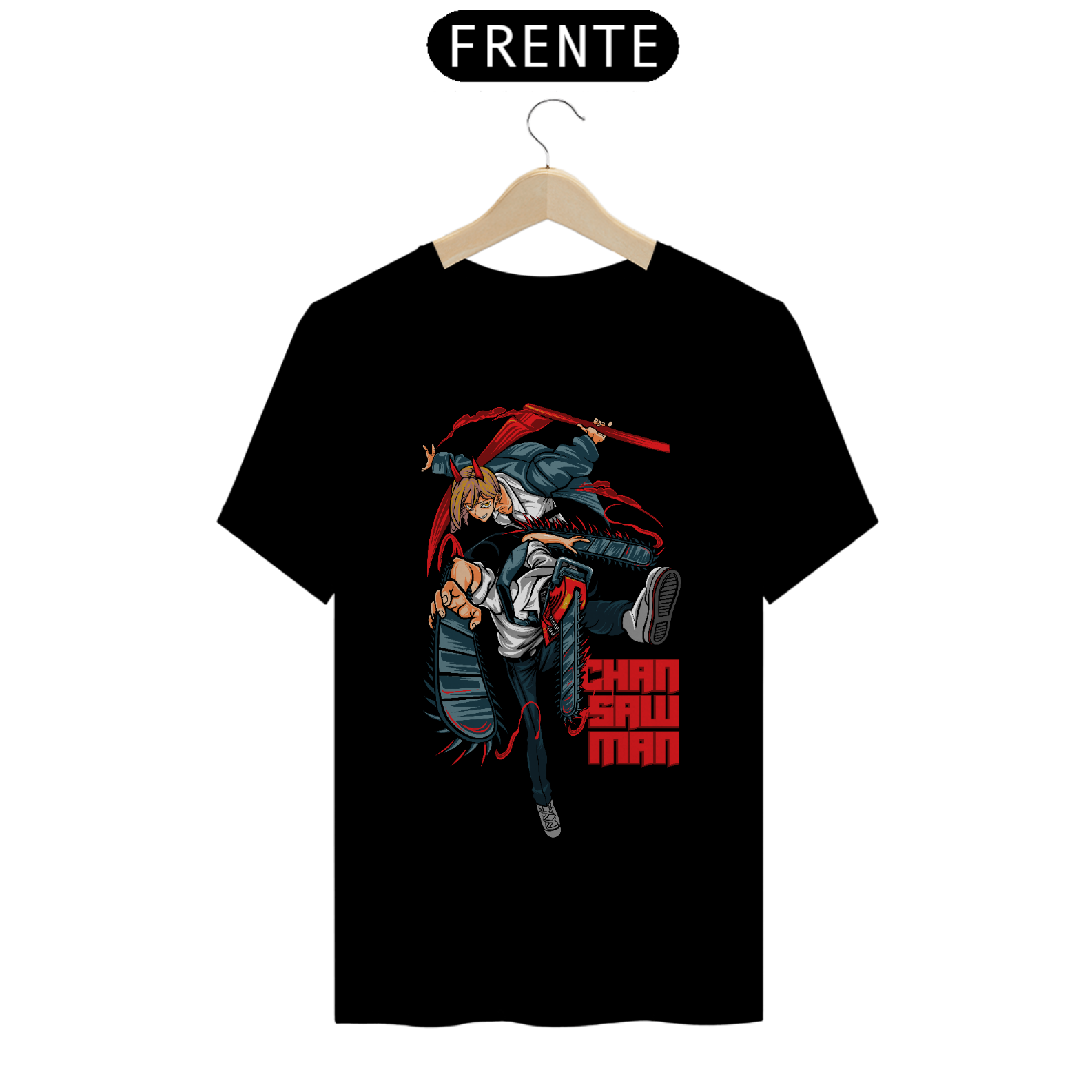 Camiseta Power e Denji