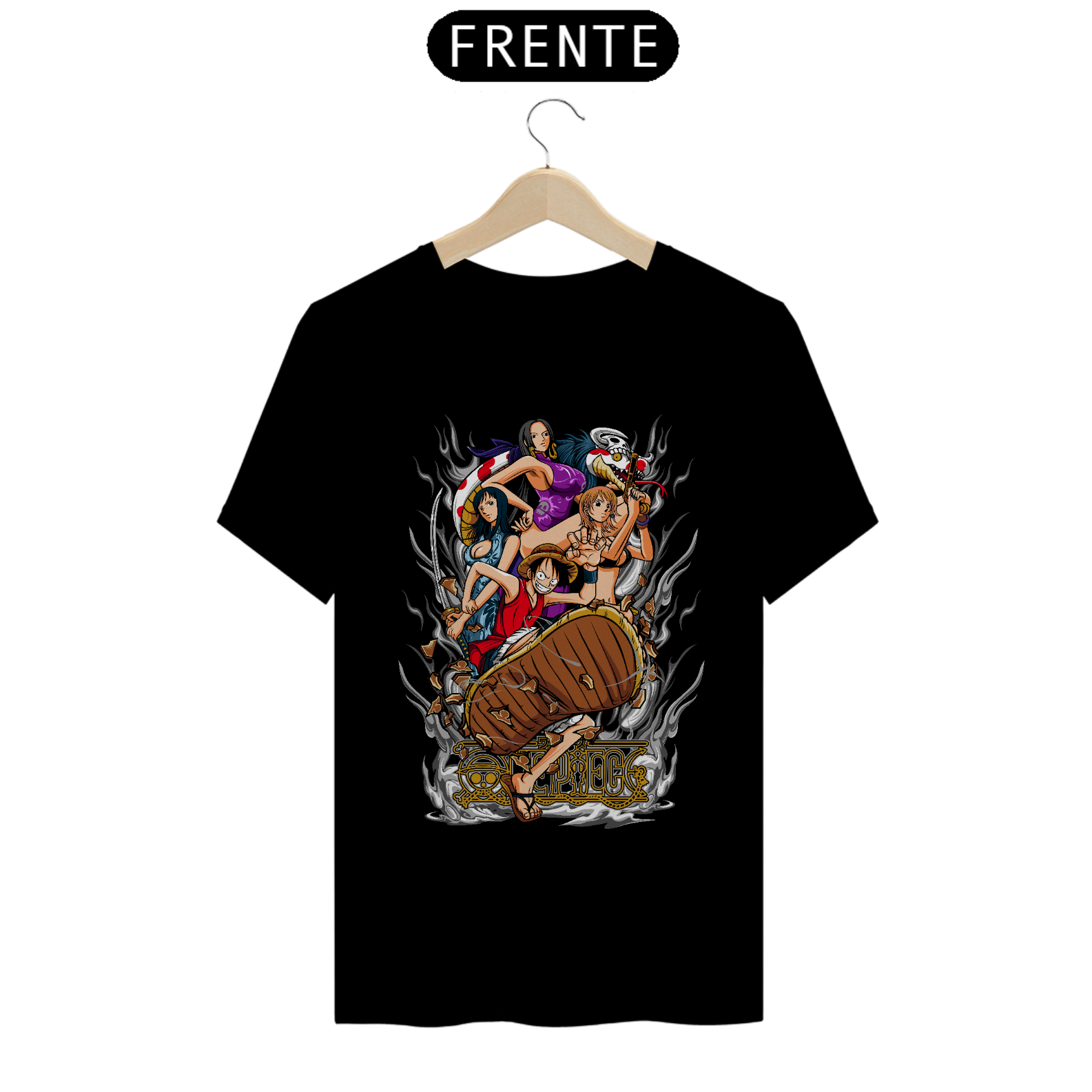 Camiseta Luffy Nami Robin Boa Hancock 