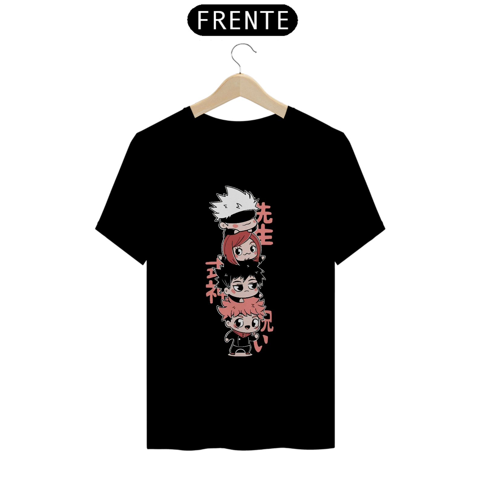 Camiseta Jujutsu Kaisen Kawaii