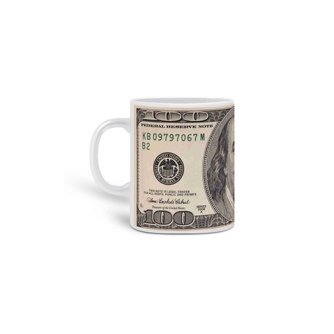 Caneca 100 Dólares
