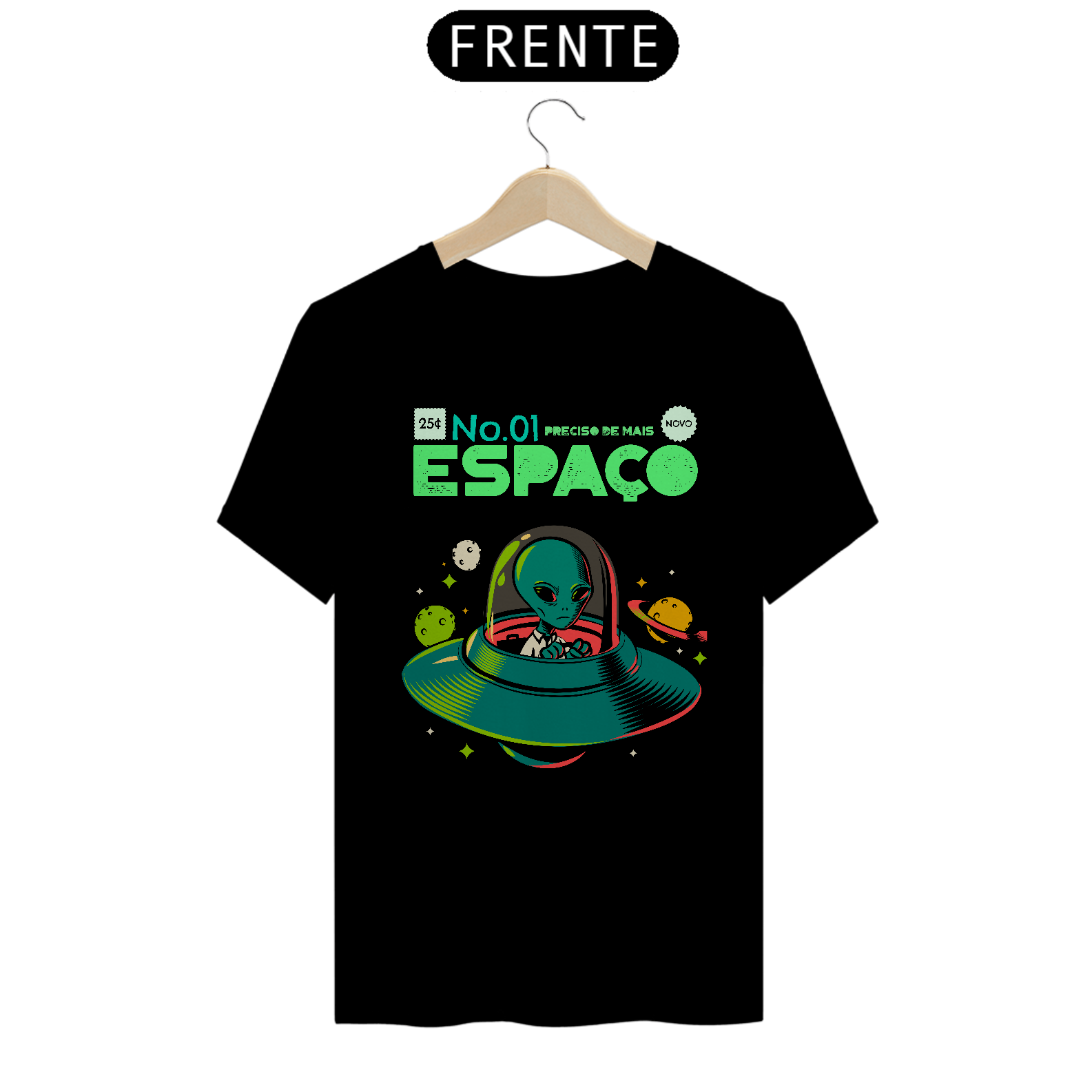 Camiseta - Preciso de mais espaço