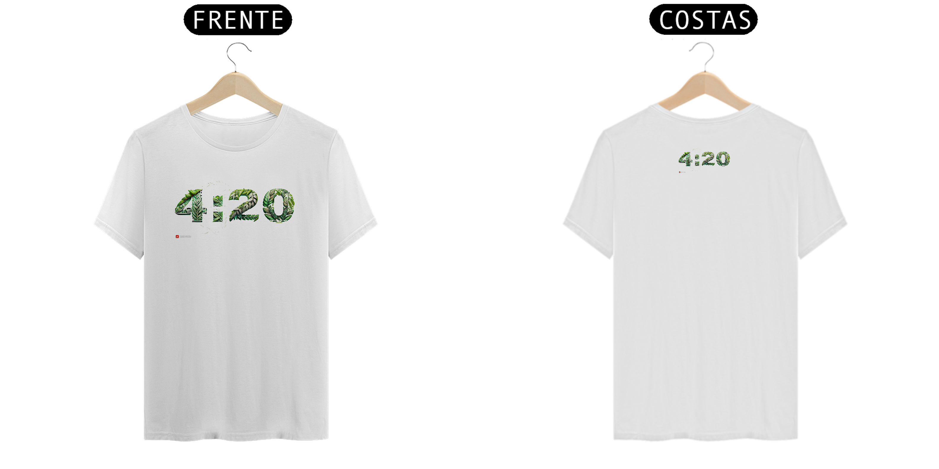 Camiseta 4:20 Folhas