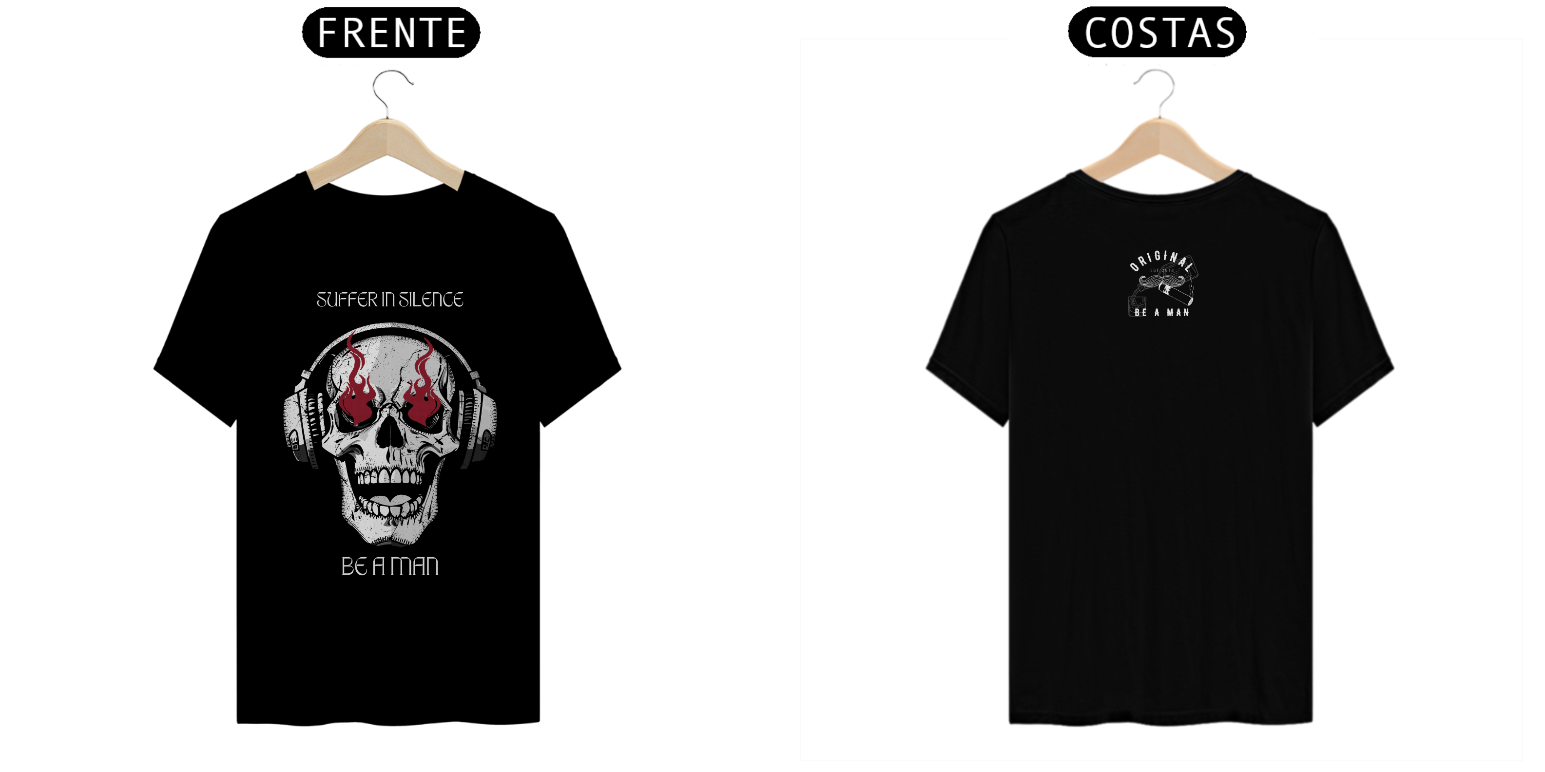 Suffer in Silence - Be a Man T-shirt