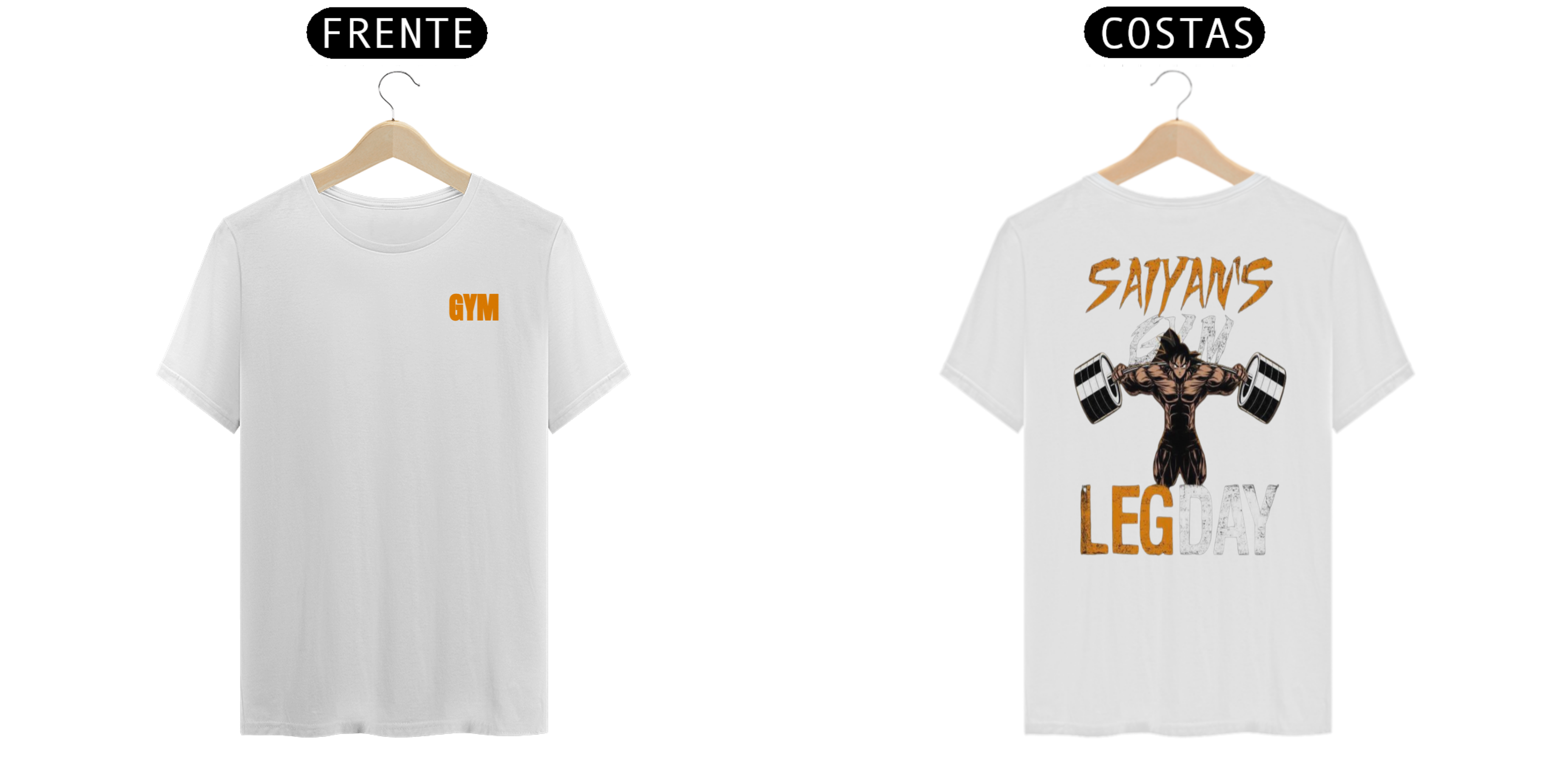 Camisa Masculina Academia LegDay Goku