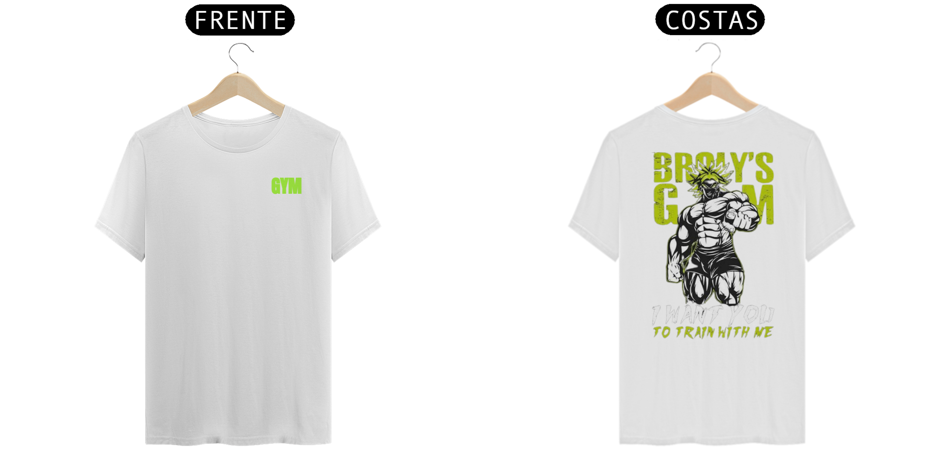 Camisa Masculina Academia Broly's Gym