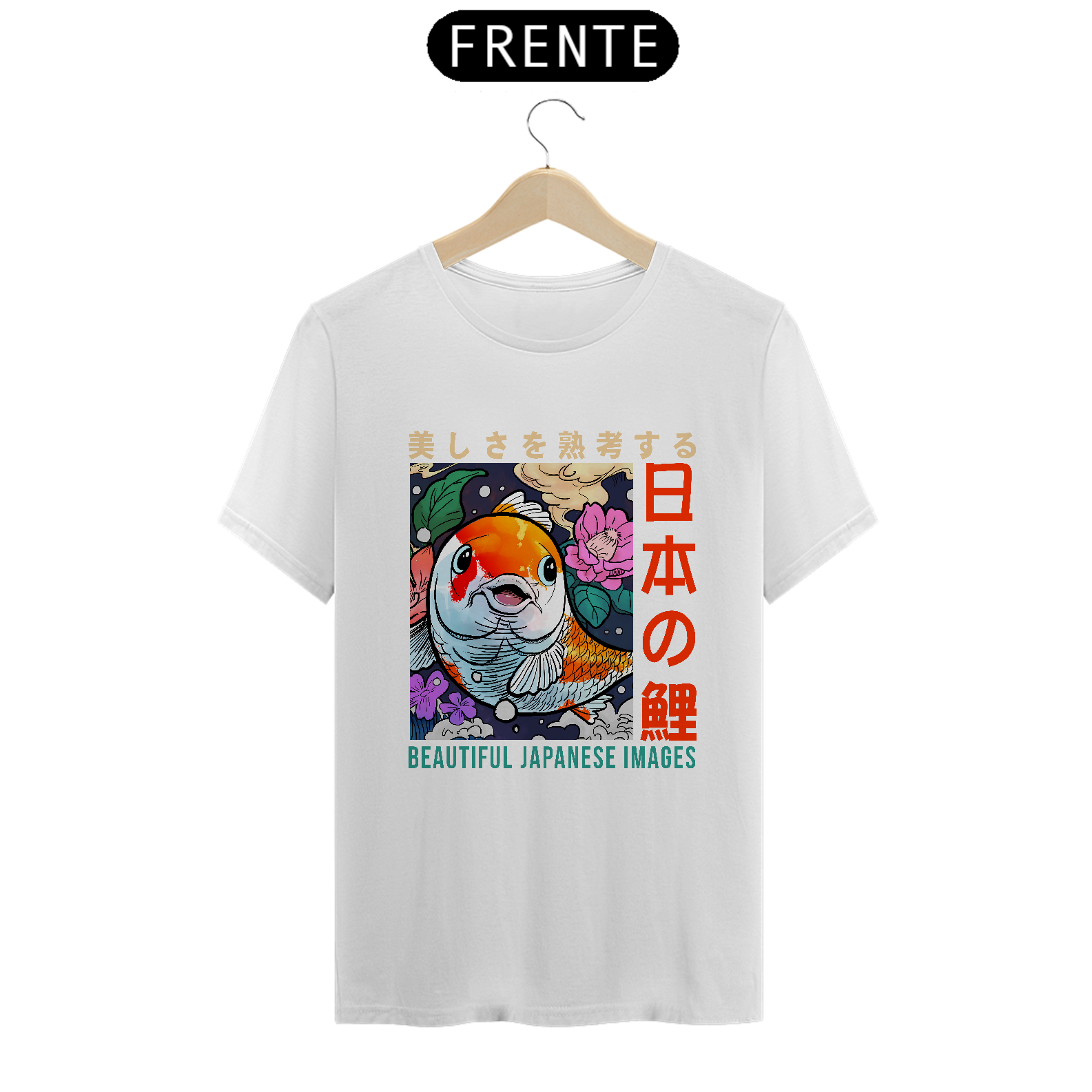 Camiseta Clássica: “Japanese KOI”