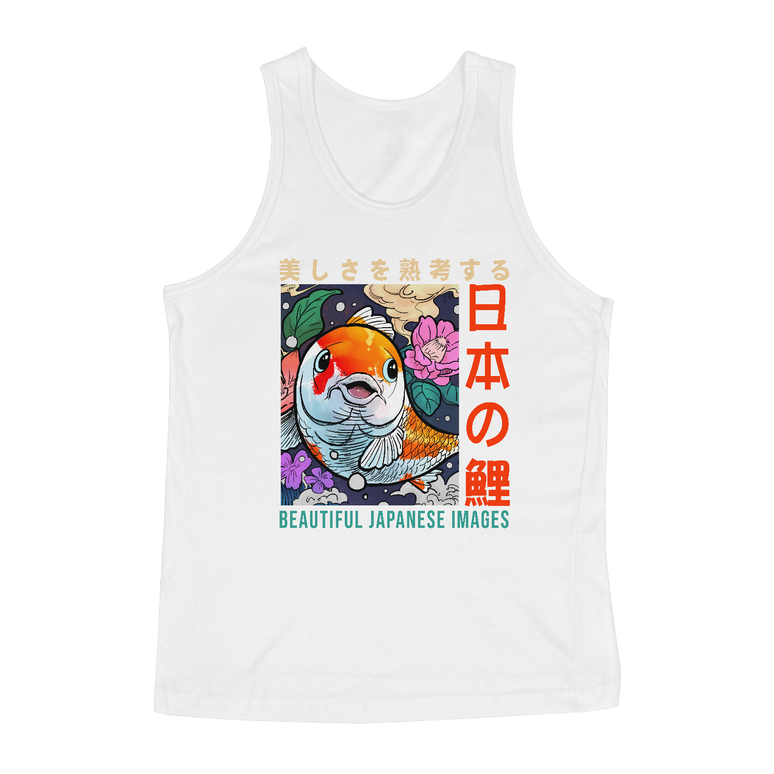 Camiseta Regata: “Japanese KOI”