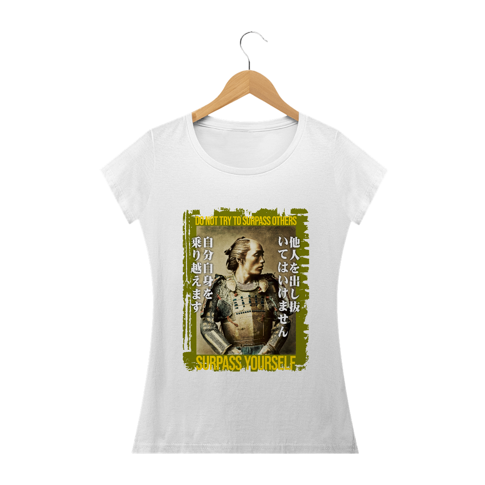 Camiseta Baby Long: “Surpass yourself”