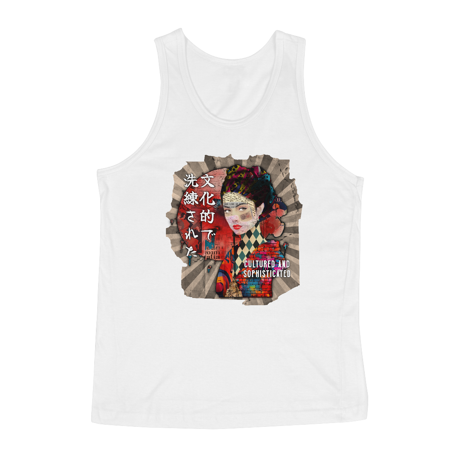 Camiseta Regata: “Cultured and Sophiscated”