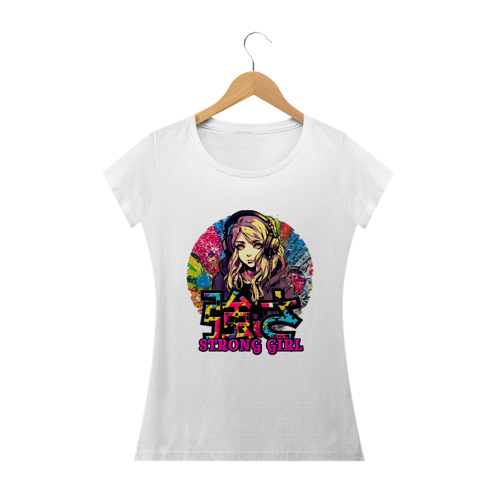 Camiseta Baby Long: “Strong Girl”