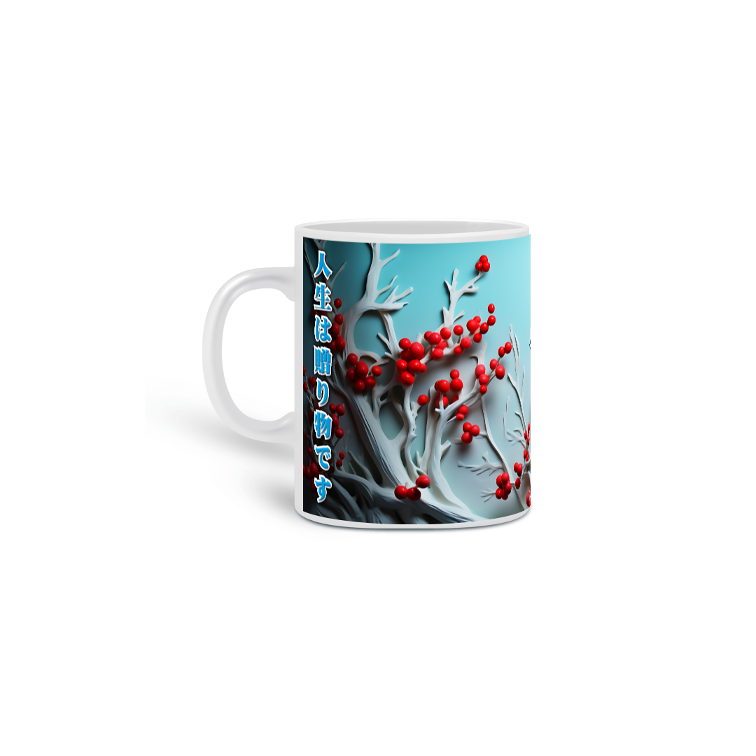 Caneca 3D Life is a gift 