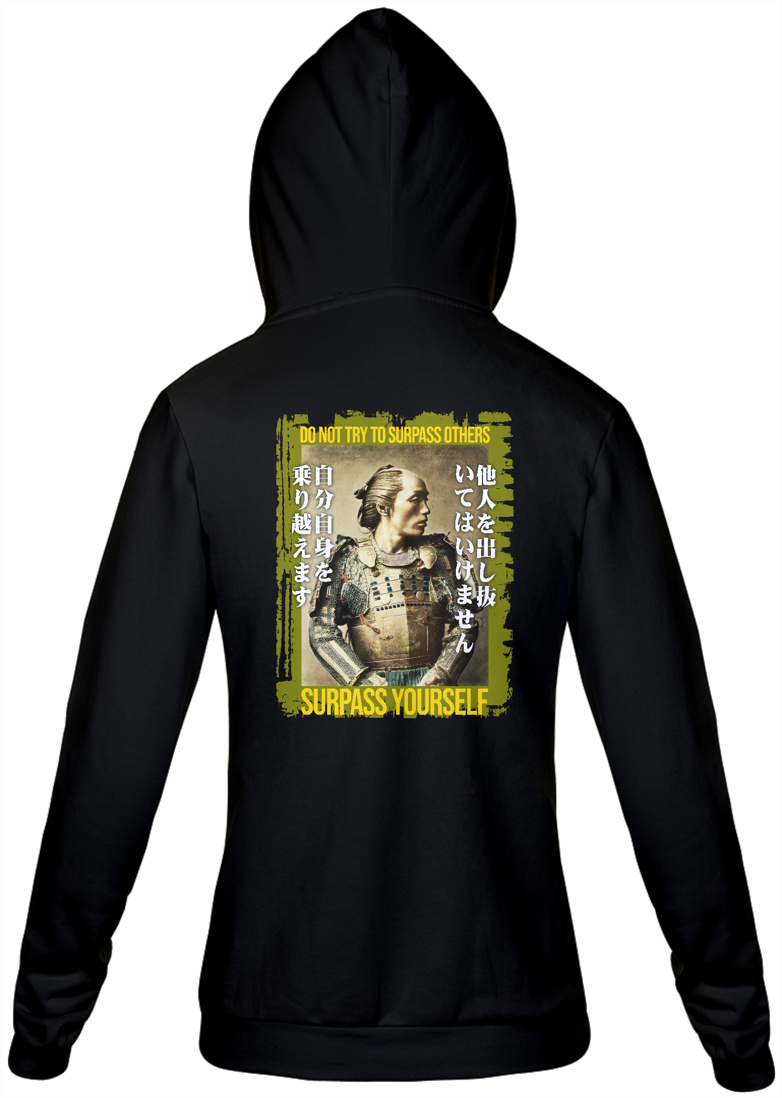 Moleton c/ Zíper Unissex: “Surpass yourself”