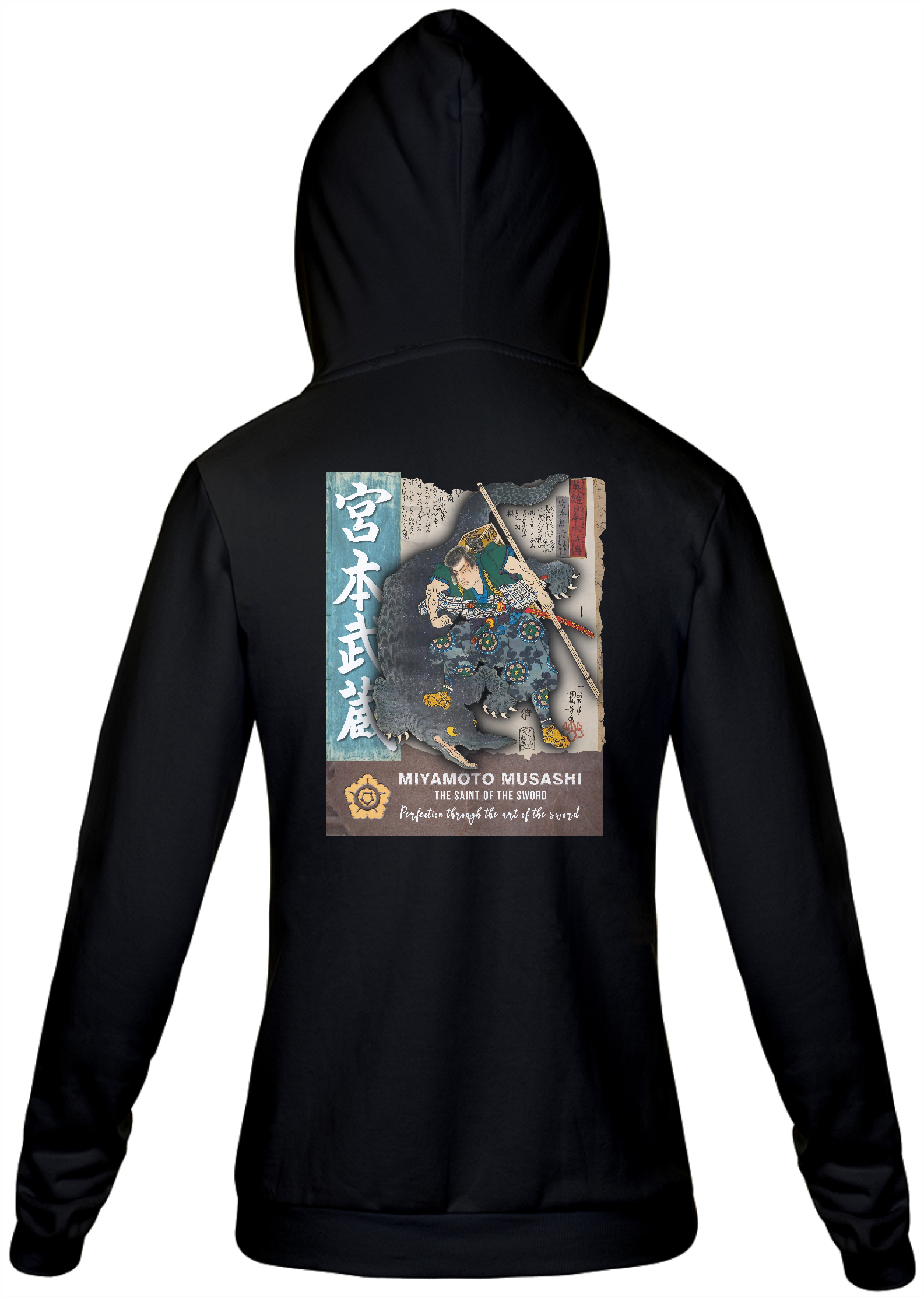 Moleton c/ Zíper Unissex: “Miyamoto Musashi”