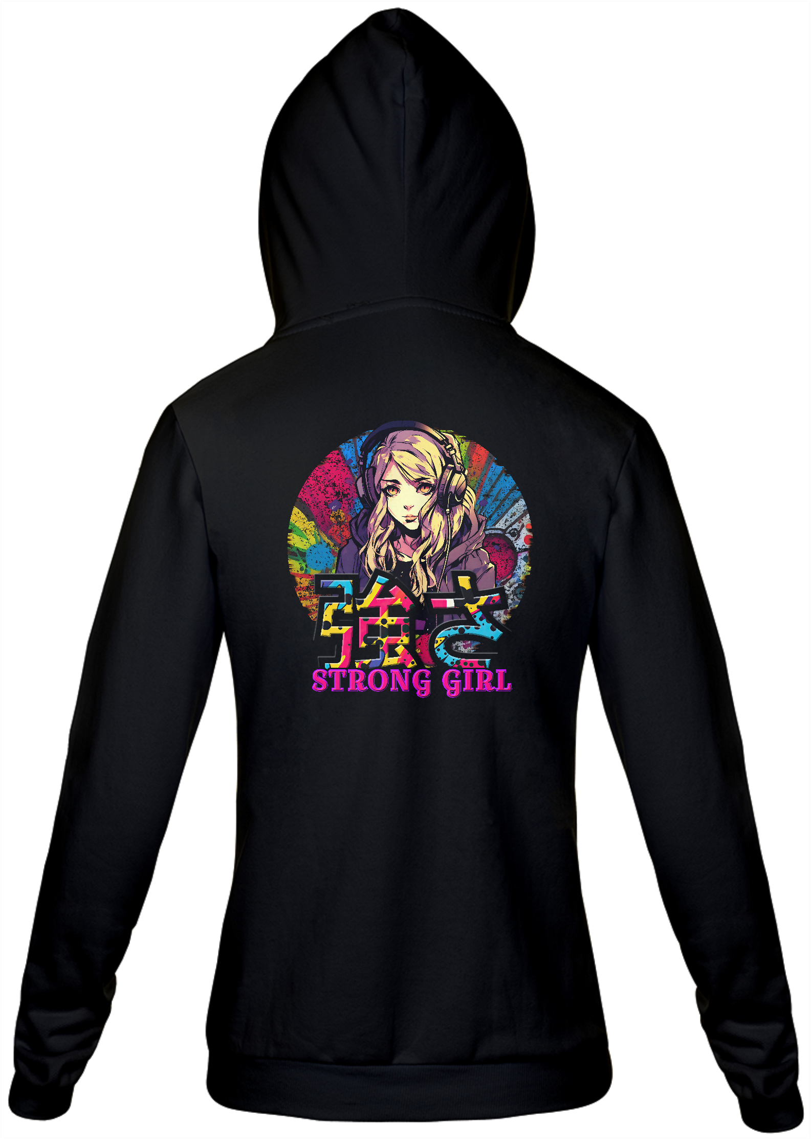 Moleton c/ Zíper Unissex: “Strong Girl”