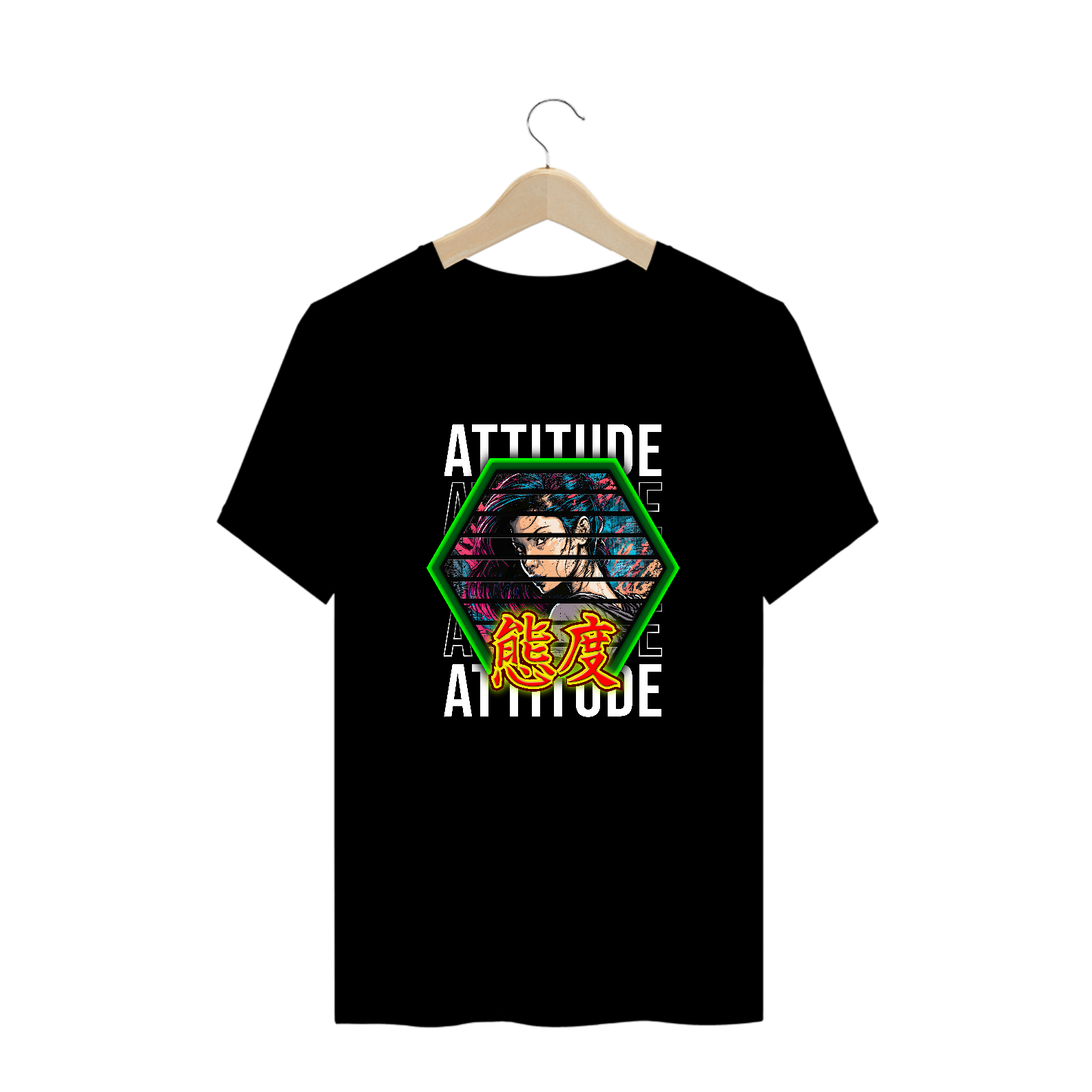 Camiseta Plus Size: “Attitude”