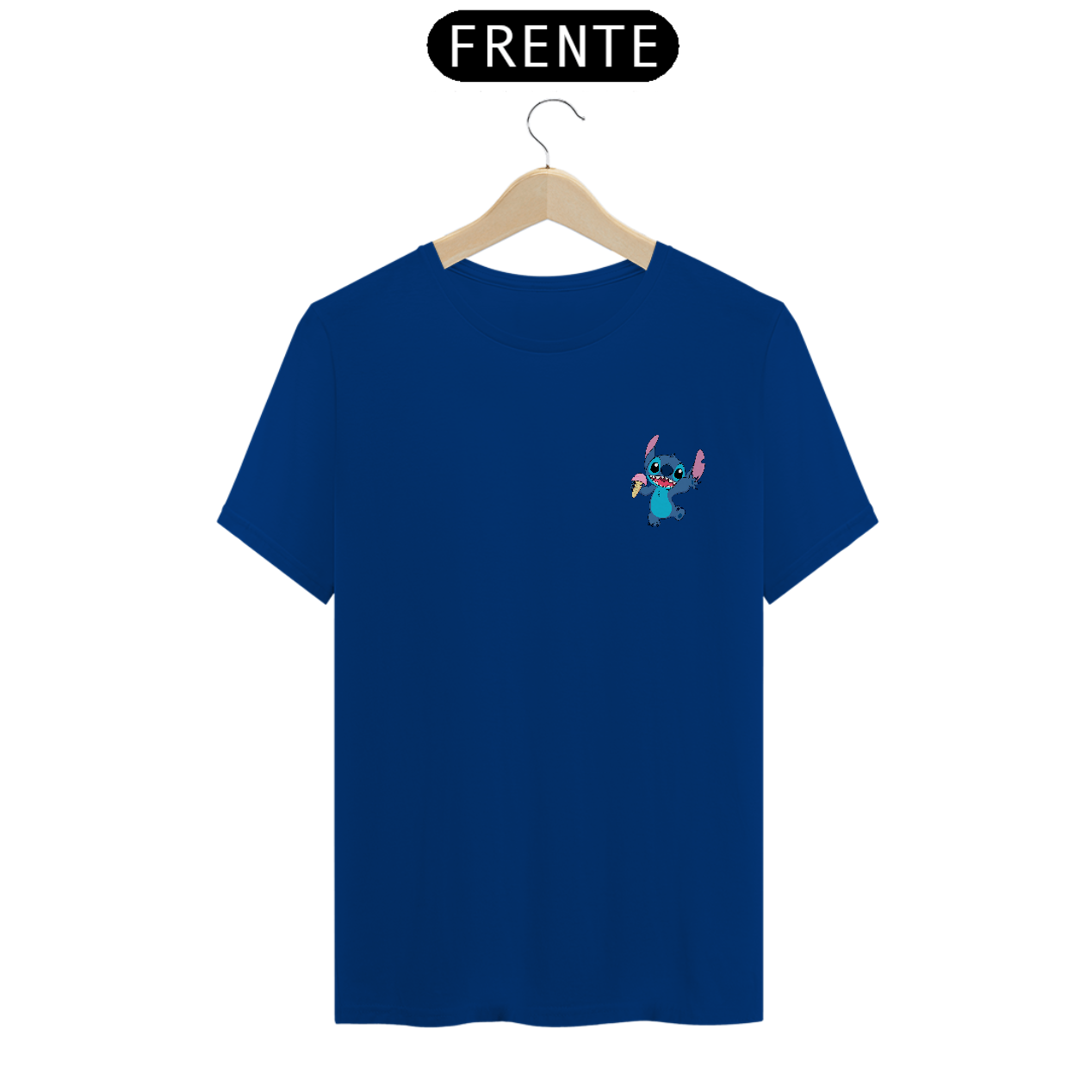 Camiseta Stitch com sorvete
