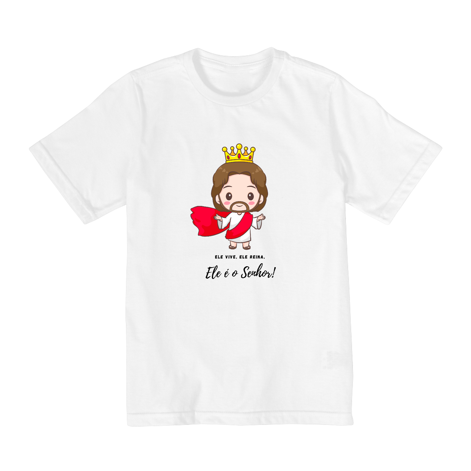 Camisa infantil Ele é o Senhor