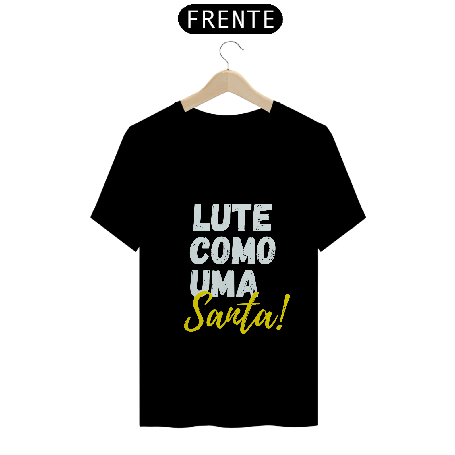 T-shirt Lute como uma Santa