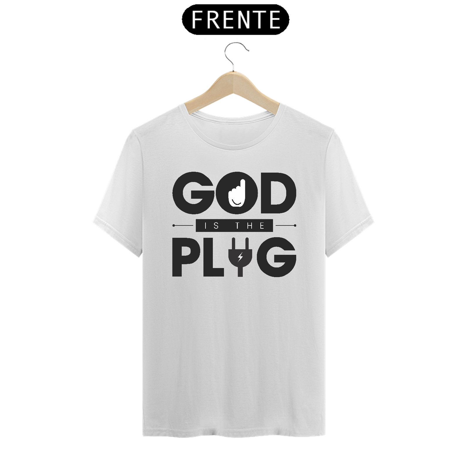 Camiseta Prime | Deus é o plugue