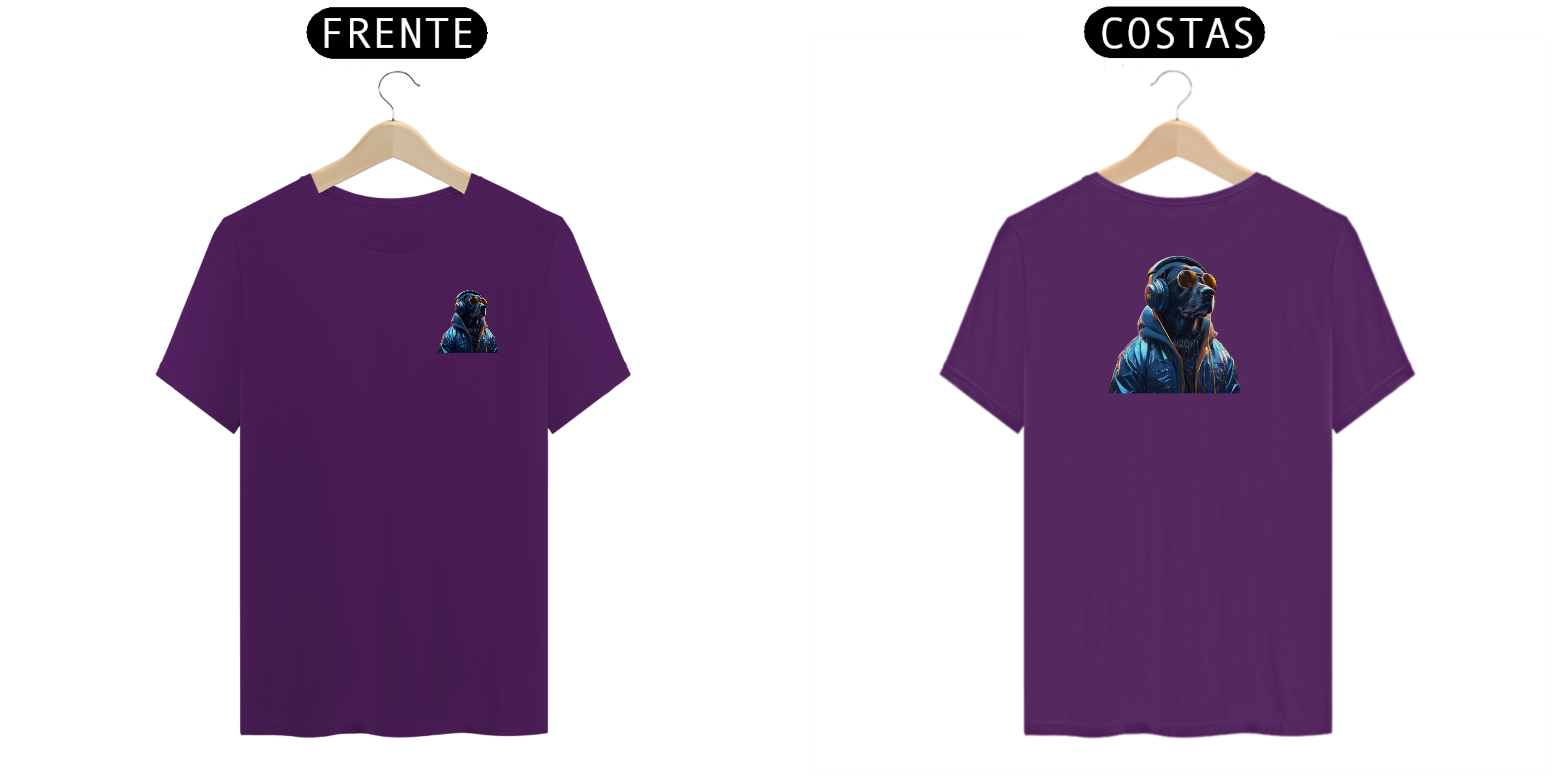 Labrador jaqueta azul 9 - Cor roxo F/C