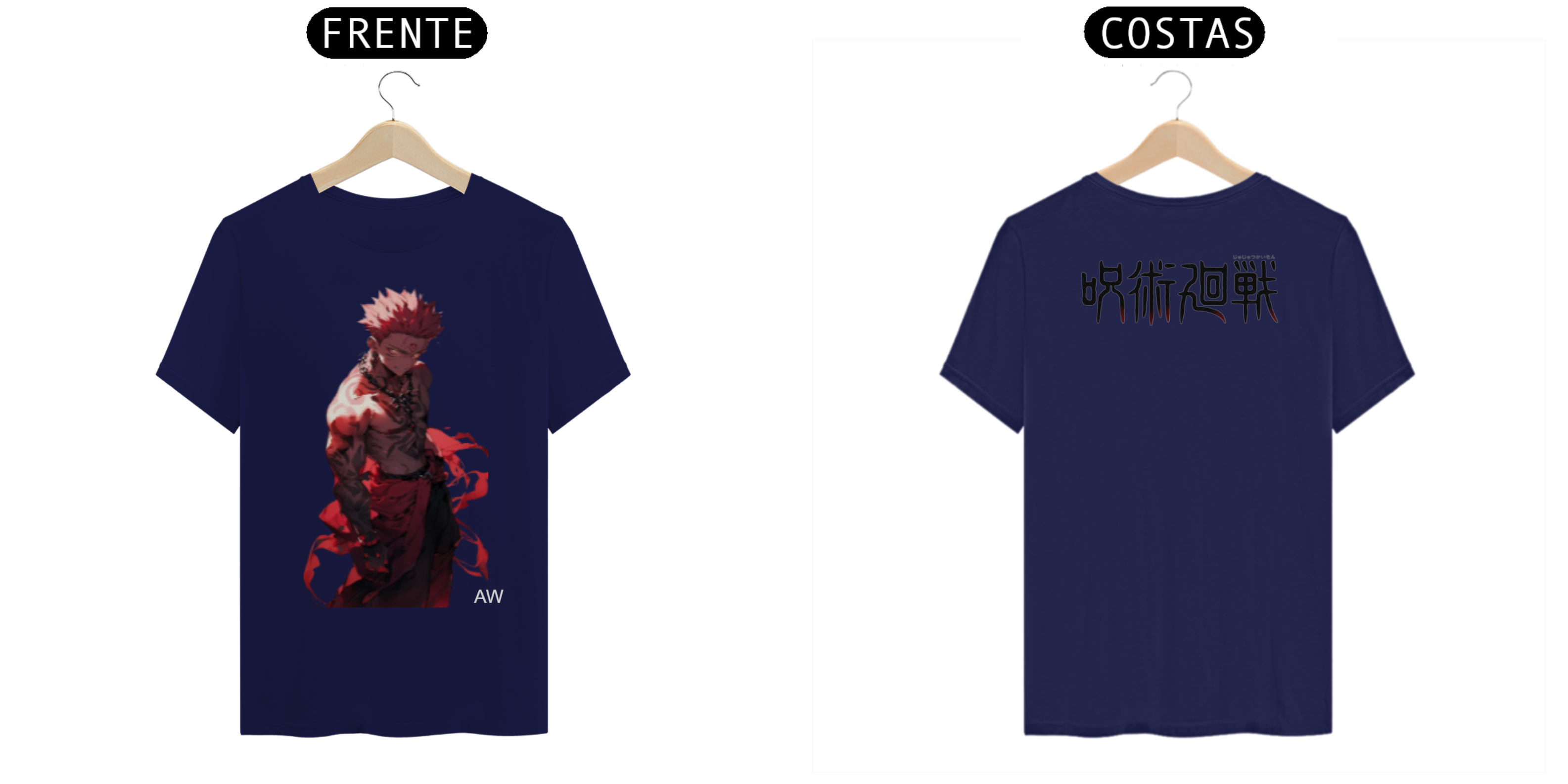 Nome do produto  camisa unisex shukuna