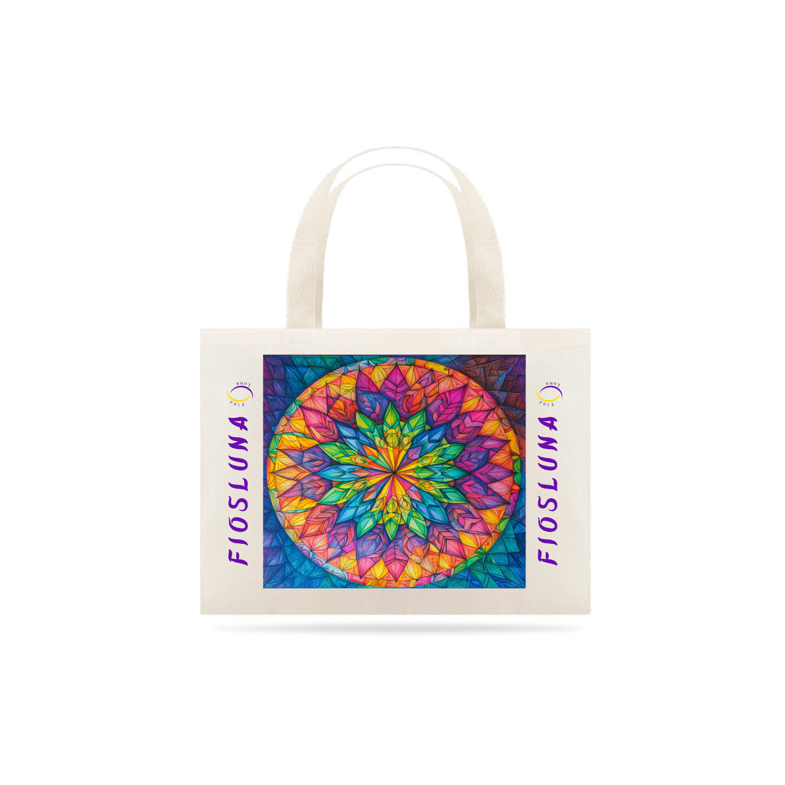 Ecobag Mandala Arco-Iris 2