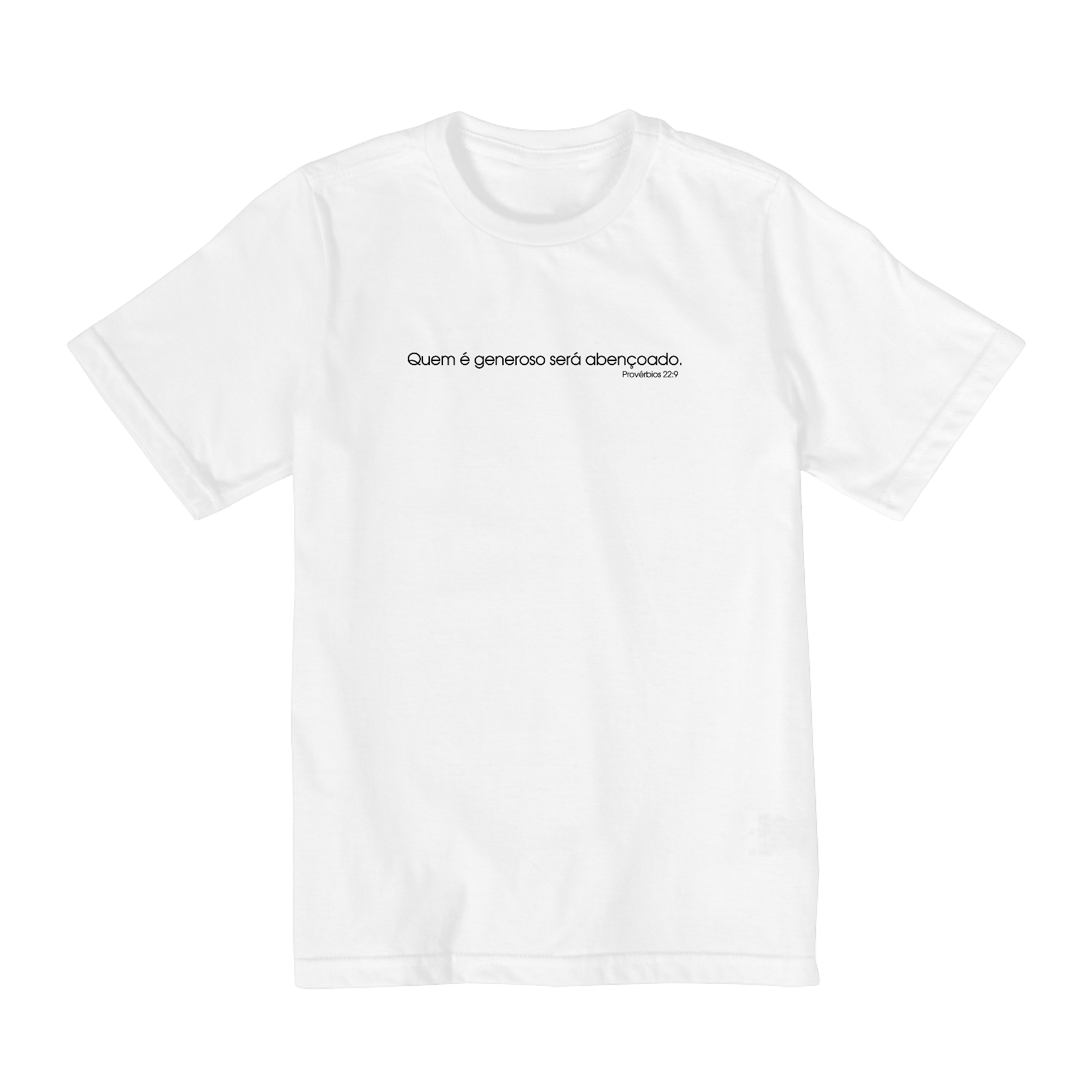 Quem e generoso - camiseta infantil