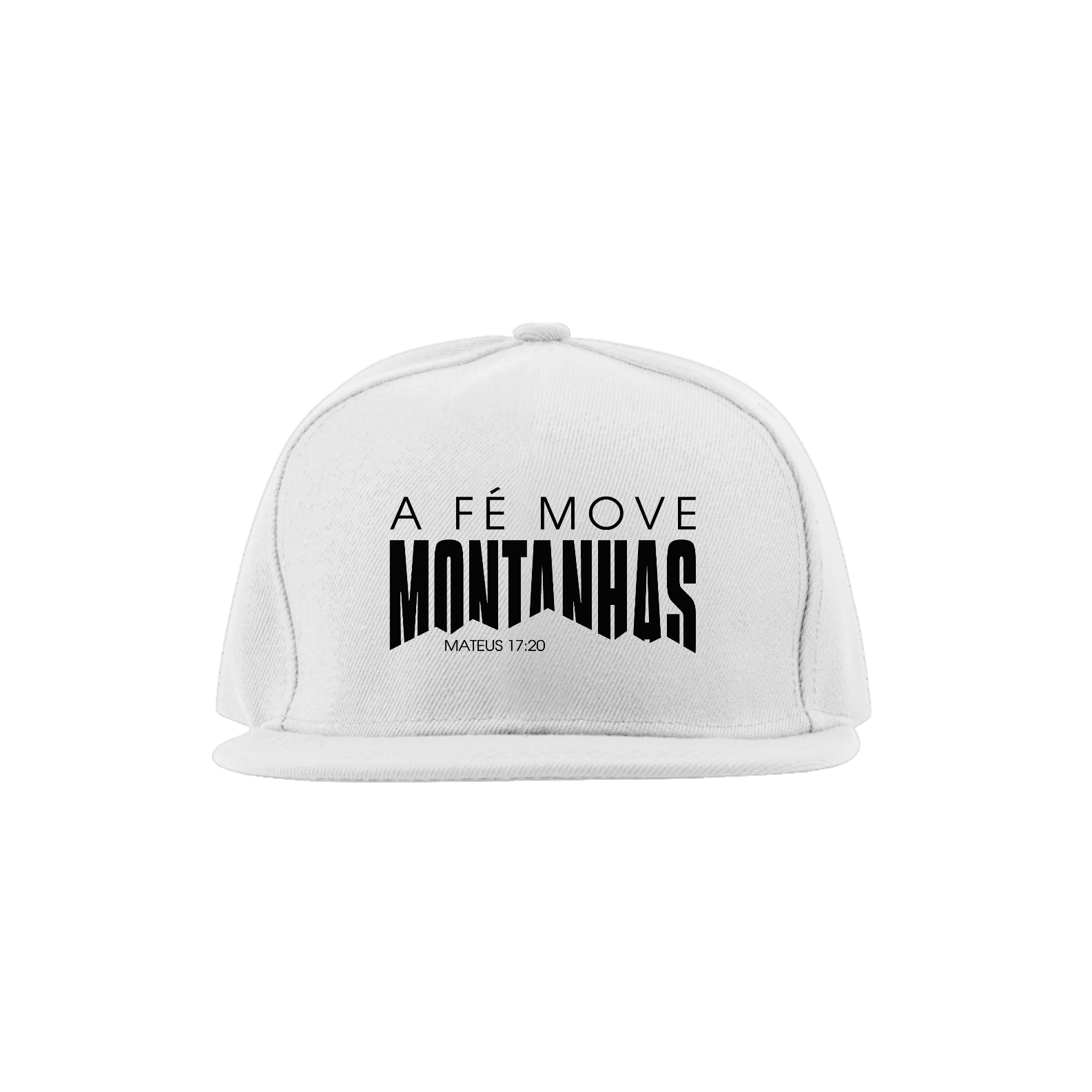 Nome do produto  A fé move montanhas - Boné