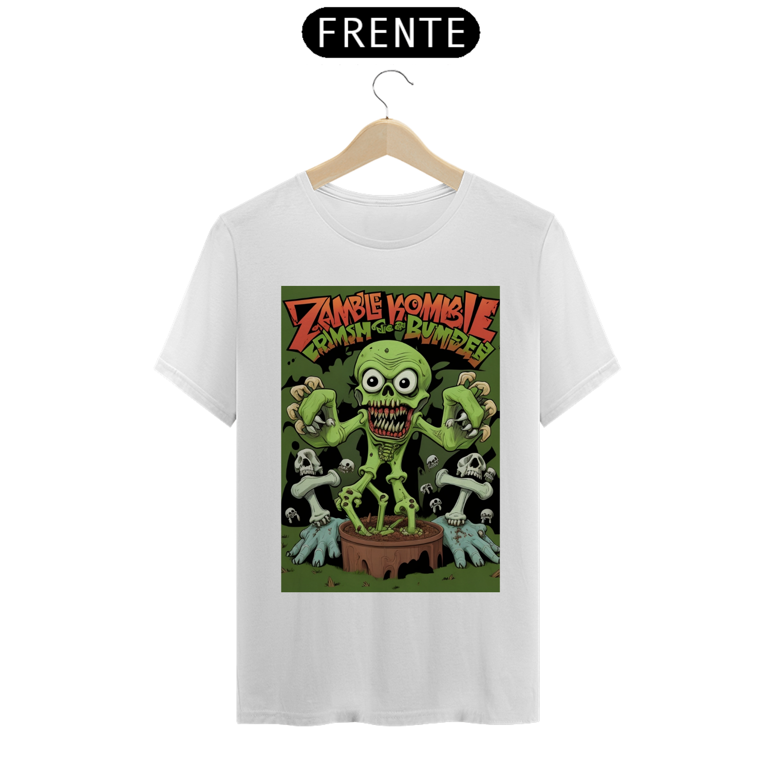 Camiseta Plants vs Zombies 