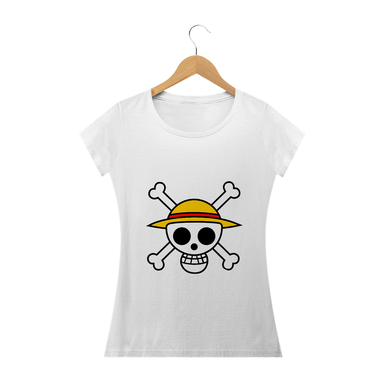 Camiseta One Piece Baby Look