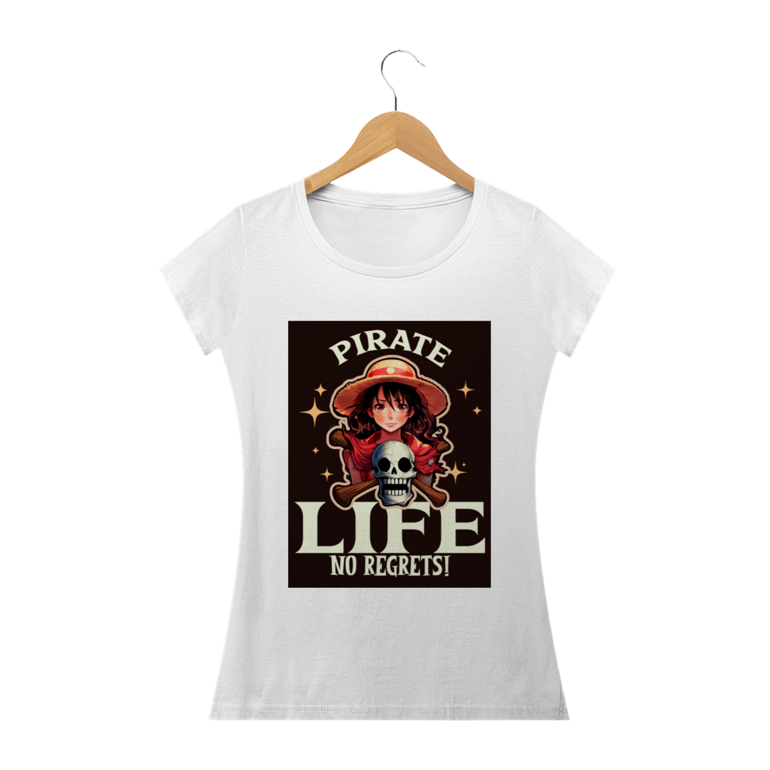 Camiseta Pirate Life Baby Look