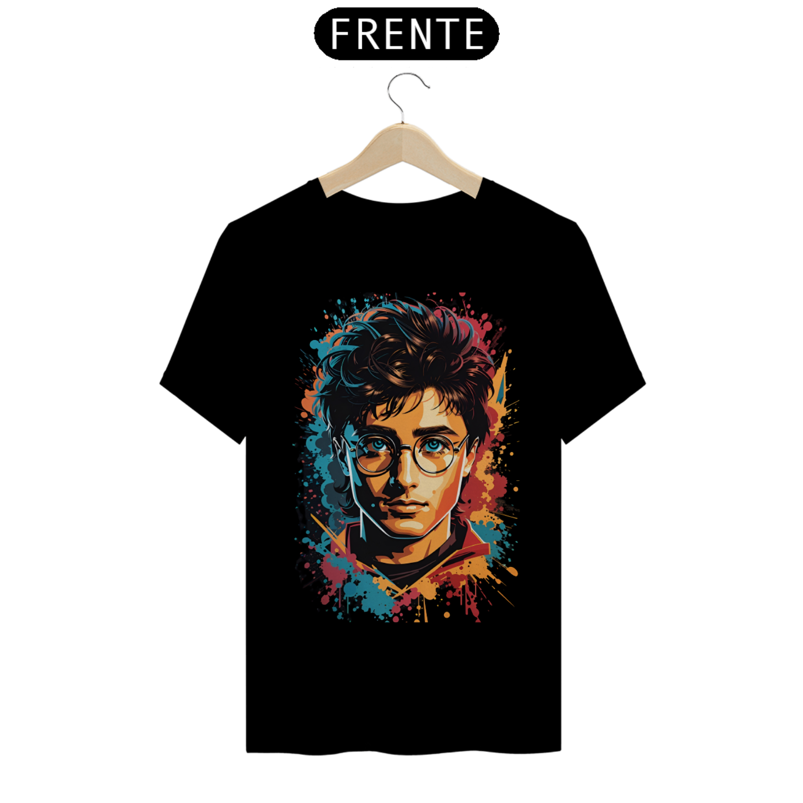 Camiseta Harry Potter Aquarela