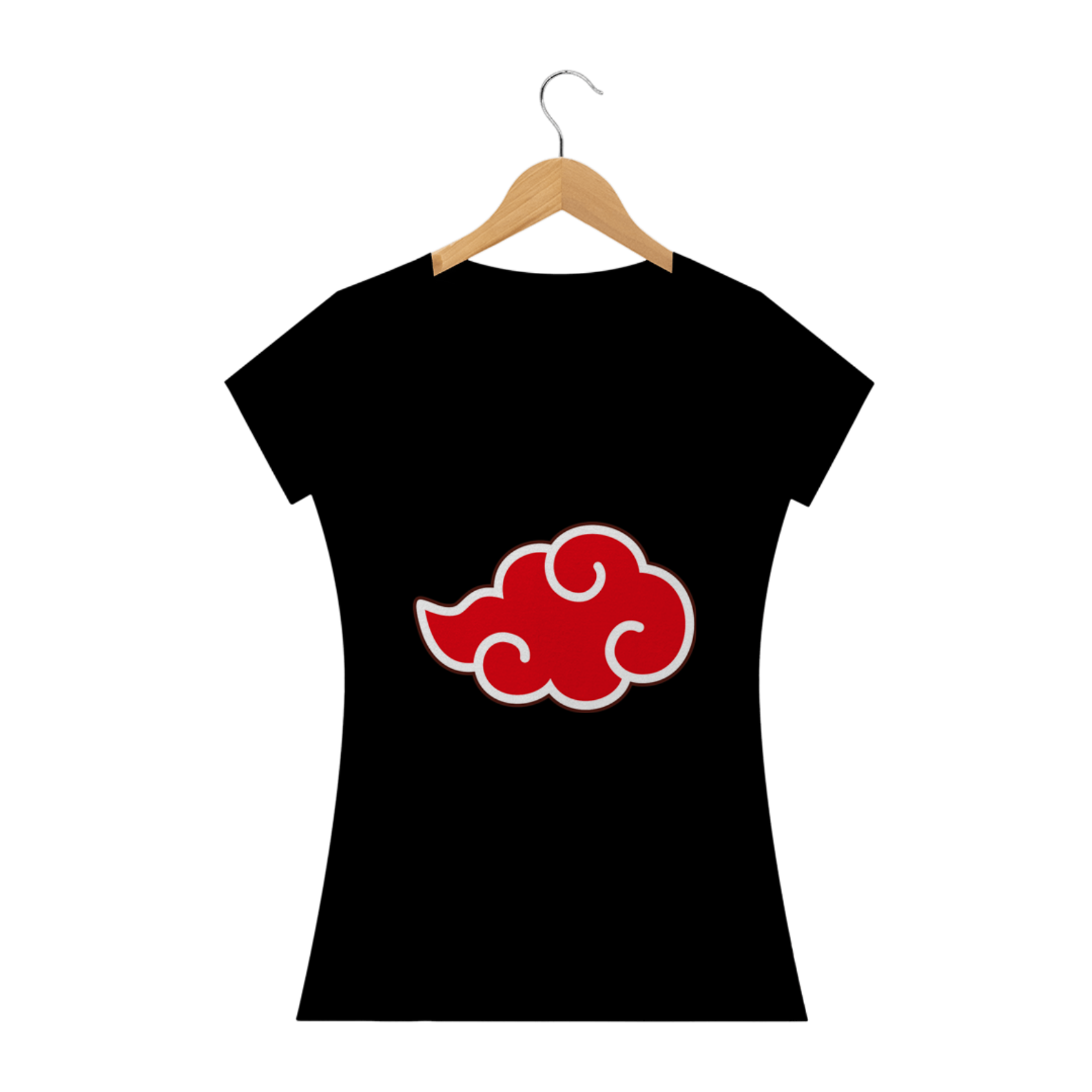 Camiseta Nuvem Naruto Akatsuki Baby Look