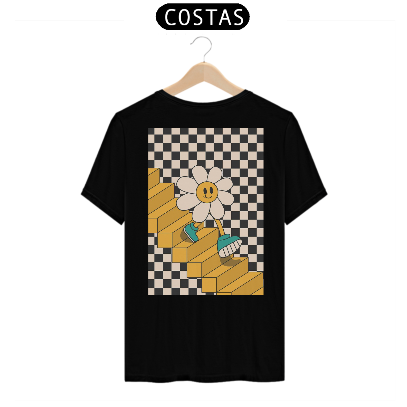 Camiseta Flor Escada Costa