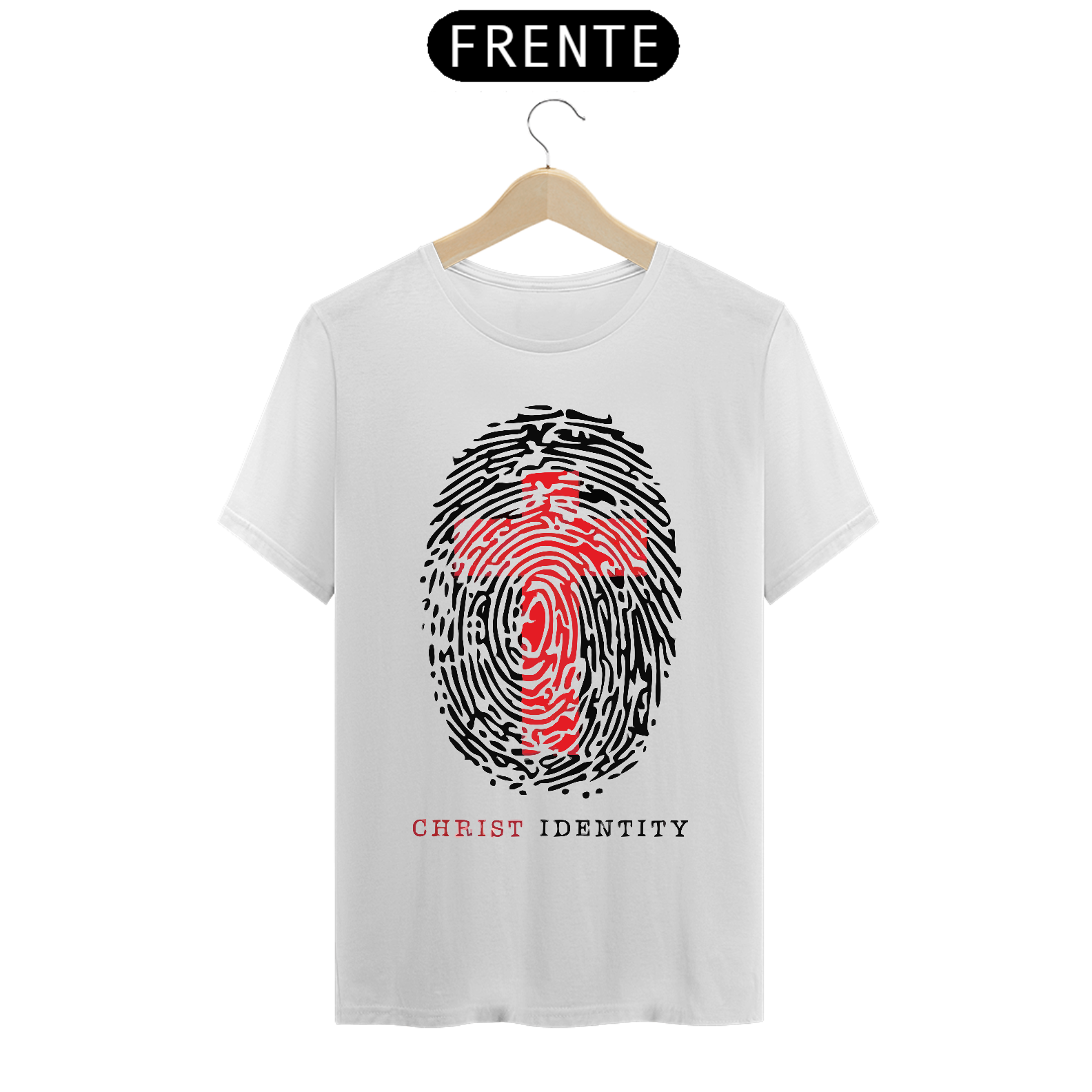 camiseta branca  premium christ identity