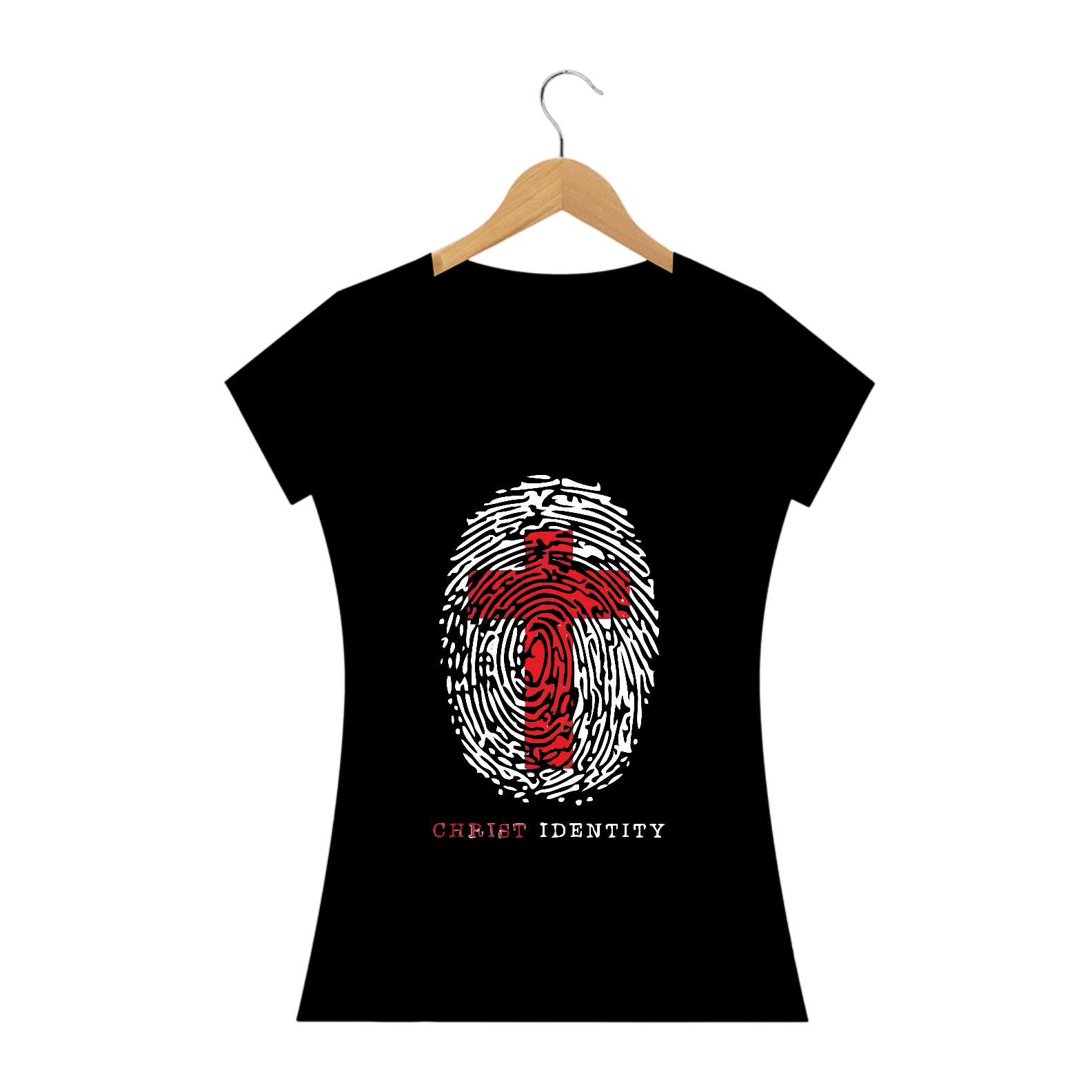camiseta fem. BL premium preta christ identity