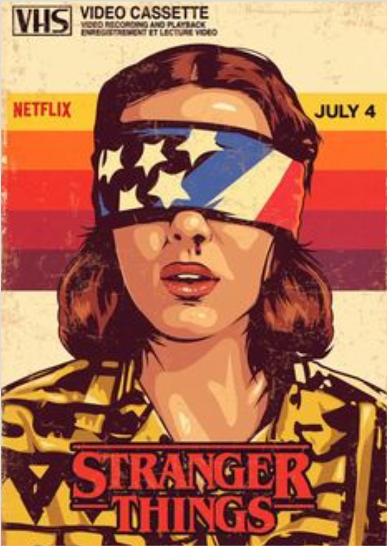 Poster Premium Stranger Things Vintage 