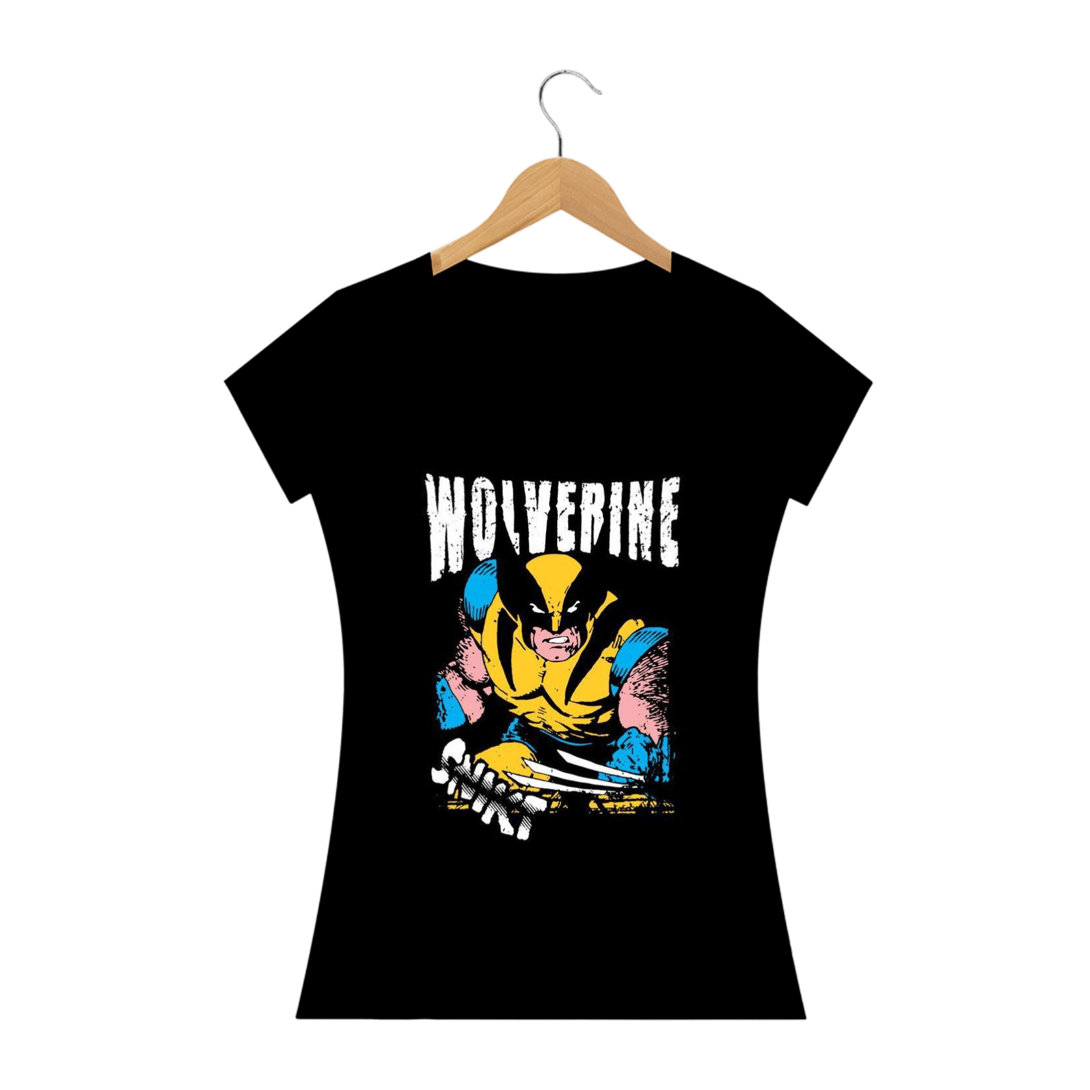 Camiseta Baby Look Wolverine old 00's 