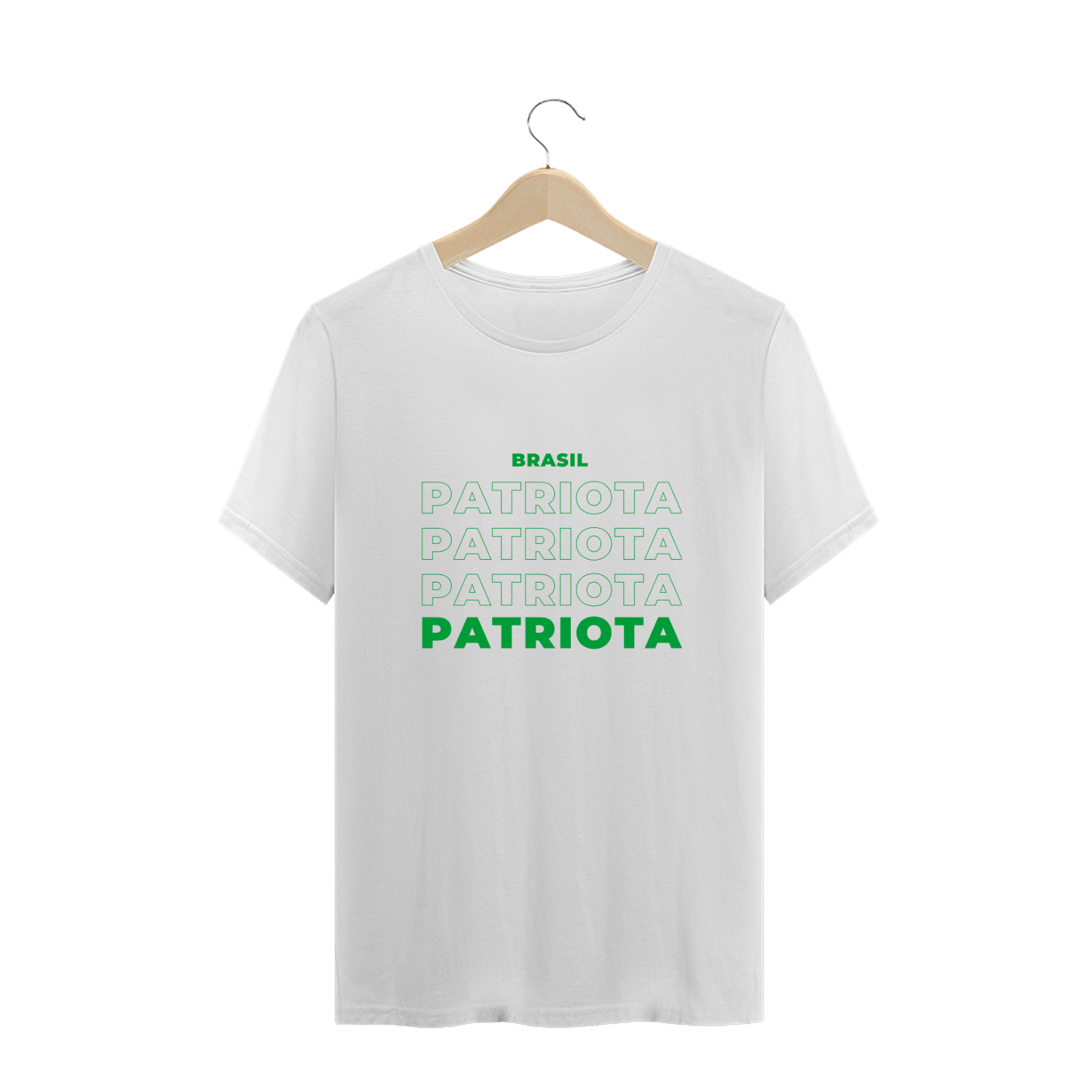 Nome do produto  CAMISETA PLUS SIZE - PATRIOTA BRASIL
