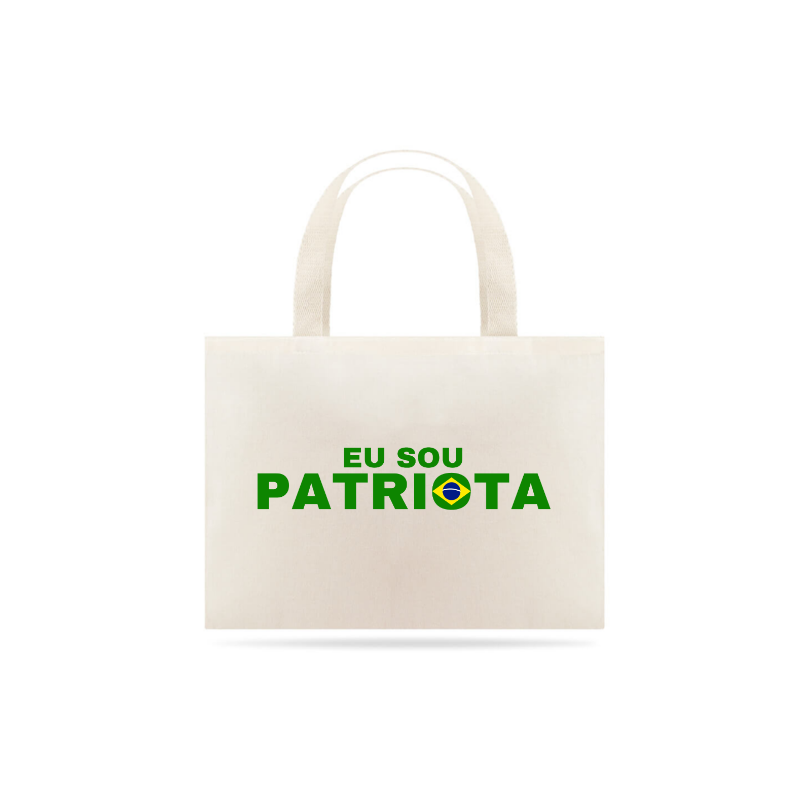 Nome do produto  ECO BAG GRANDE - EU SOU PATRIOTA
