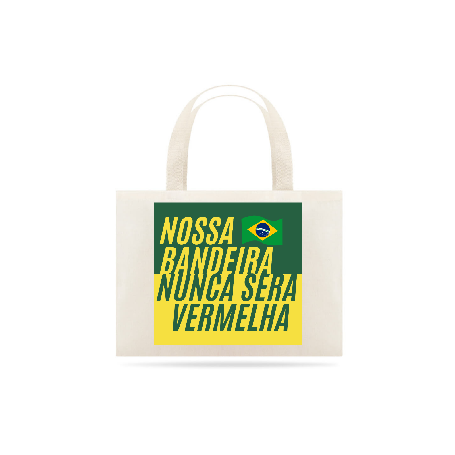 Nome do produto  ECO BAG GRANDE - NOSSA BANDEIRA