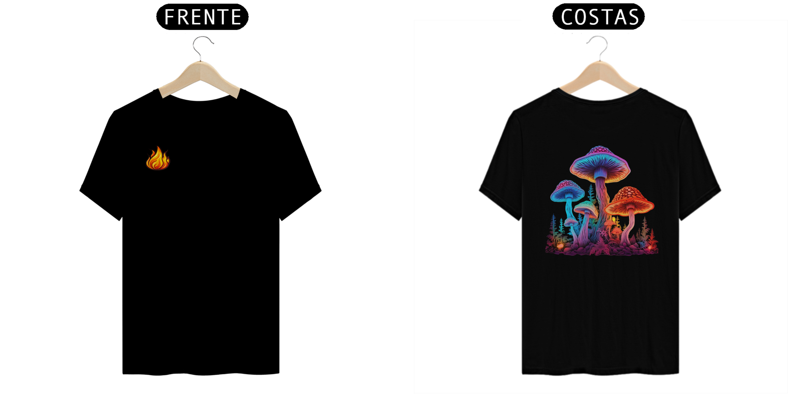 Camisa Cogumelo musgo