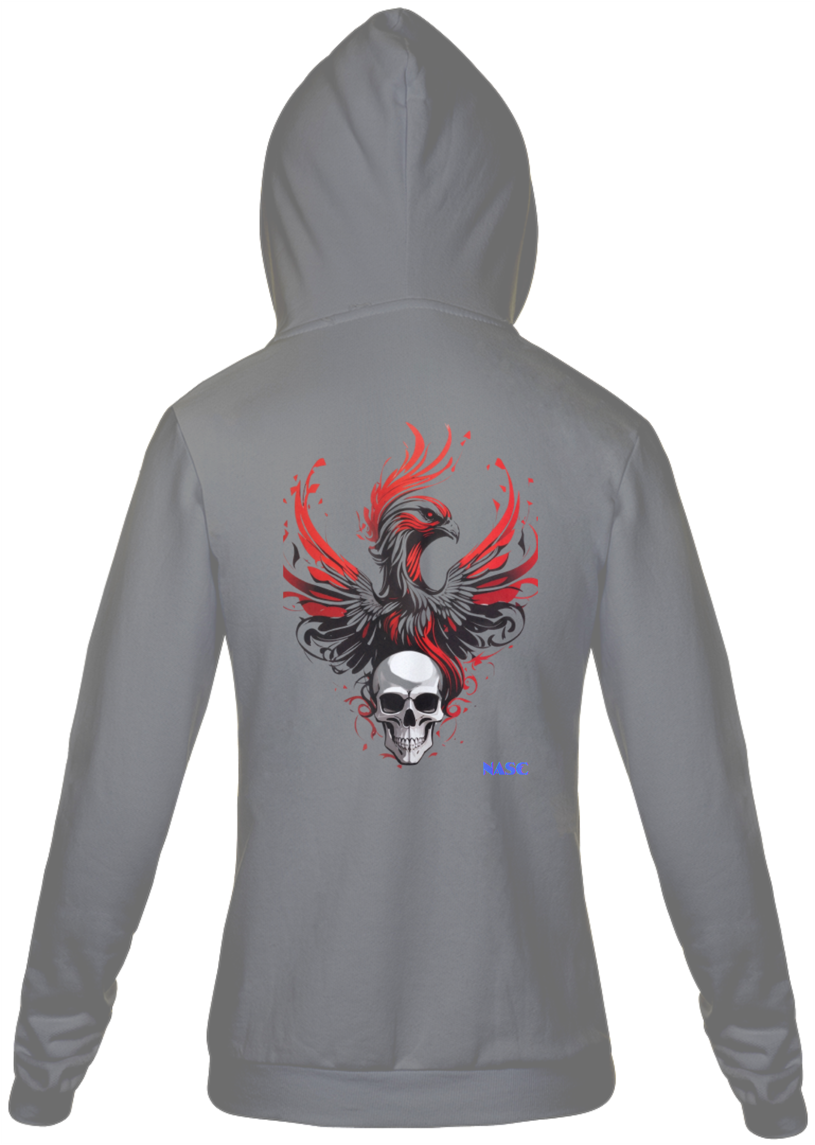 Blusa com Ziper - Burning Skull