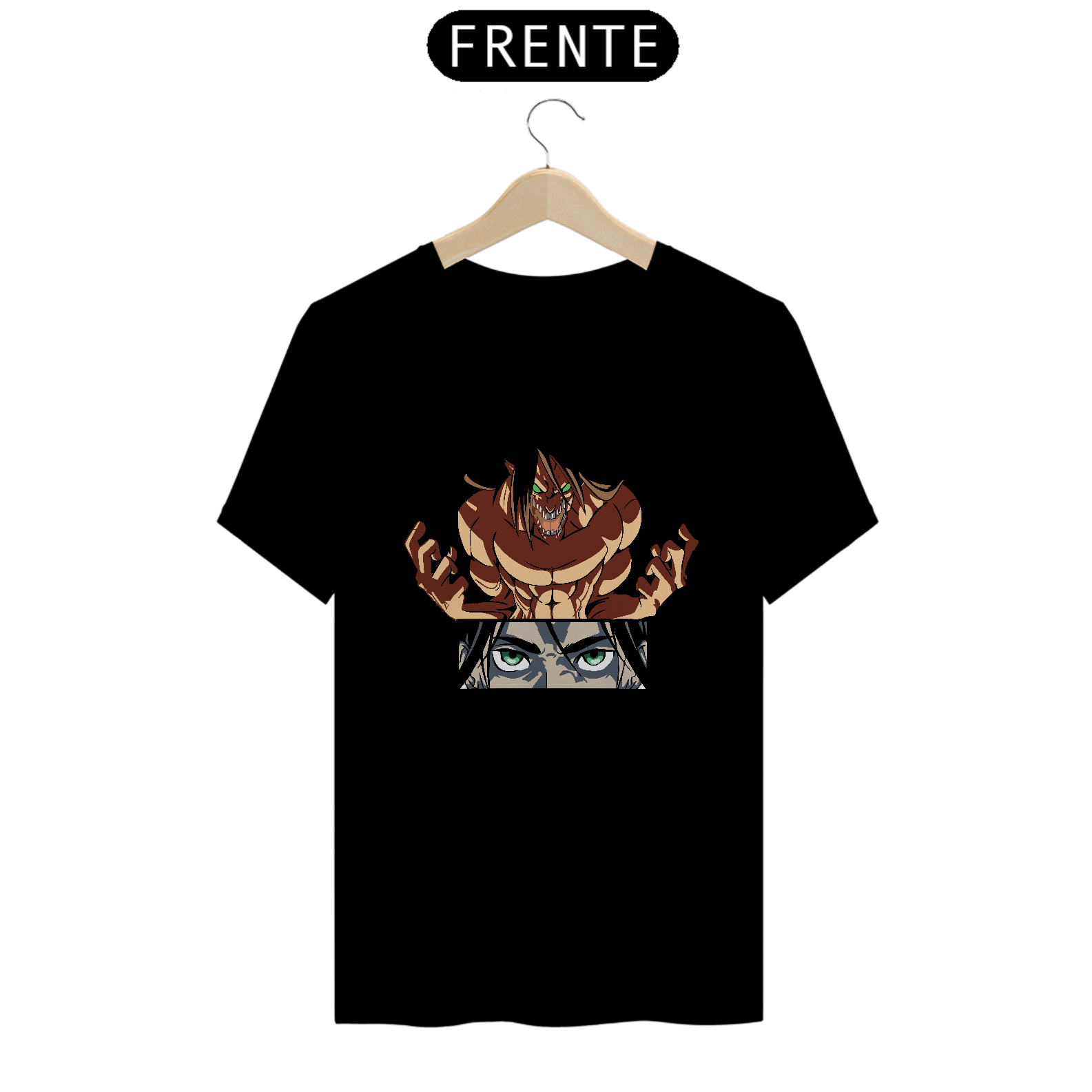 Attack on Titan - Eren Titã - Camisa Quality Storm