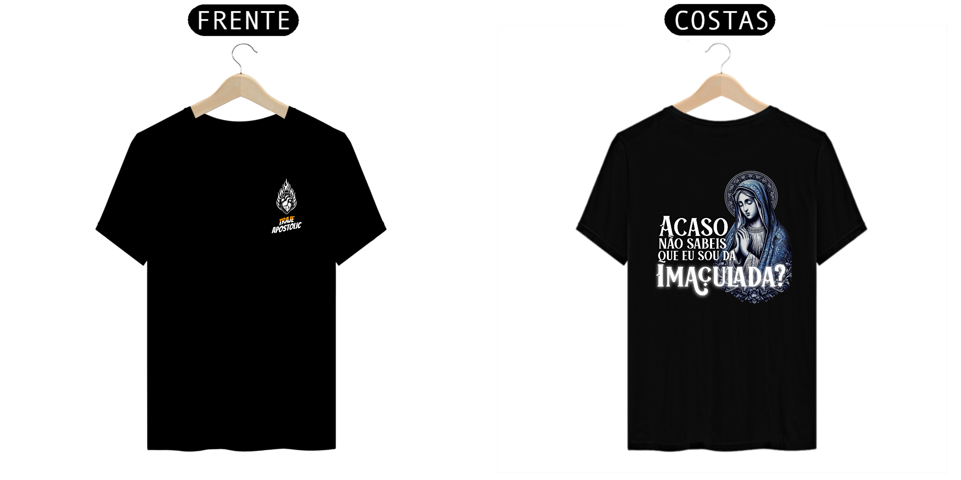 Camiseta Virgem Maria - Acaso não sabeis