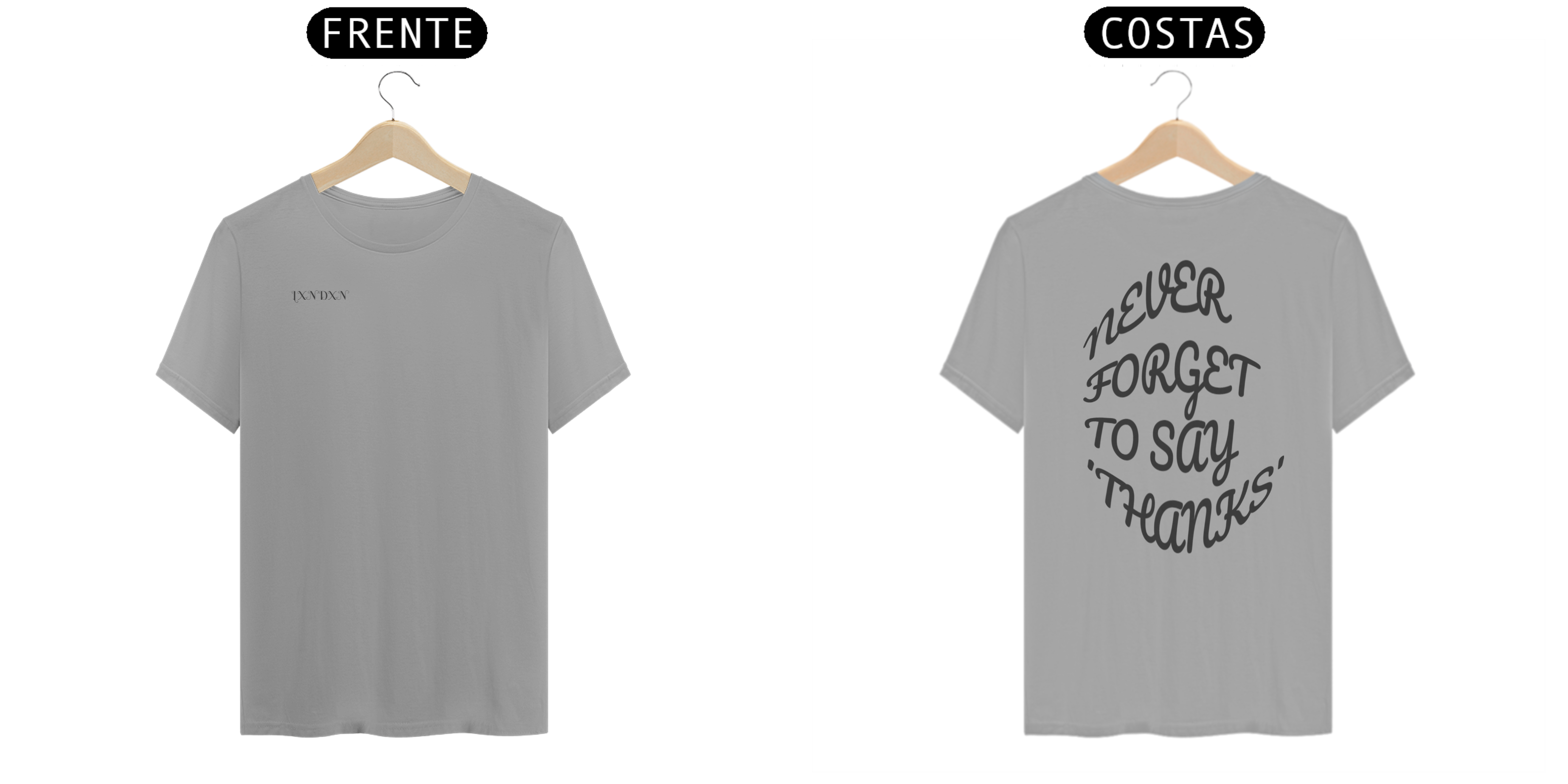 camiseta lxndxn LETTERING BLACK