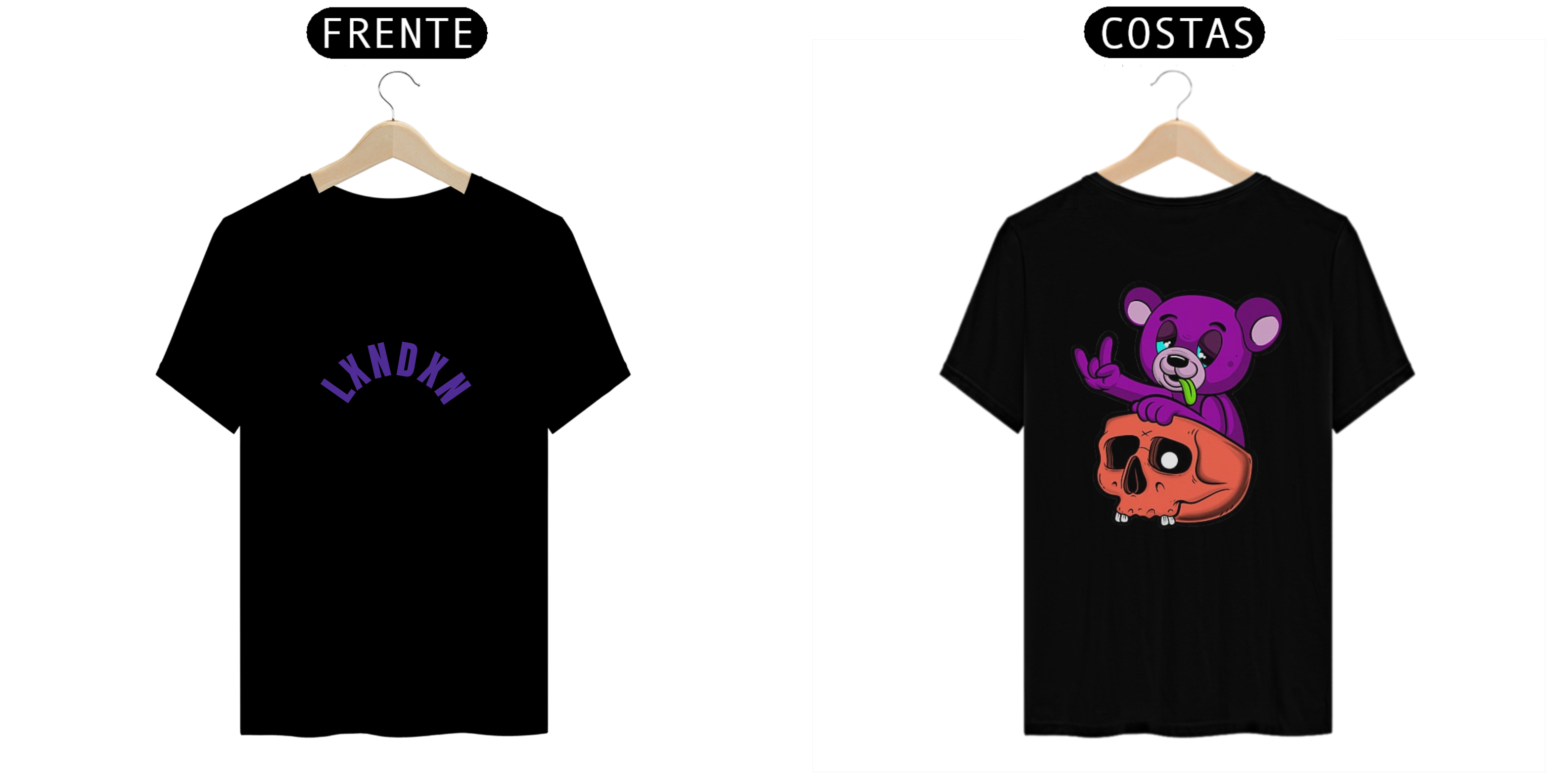 camiseta lxndxn SKULL AND BEAR