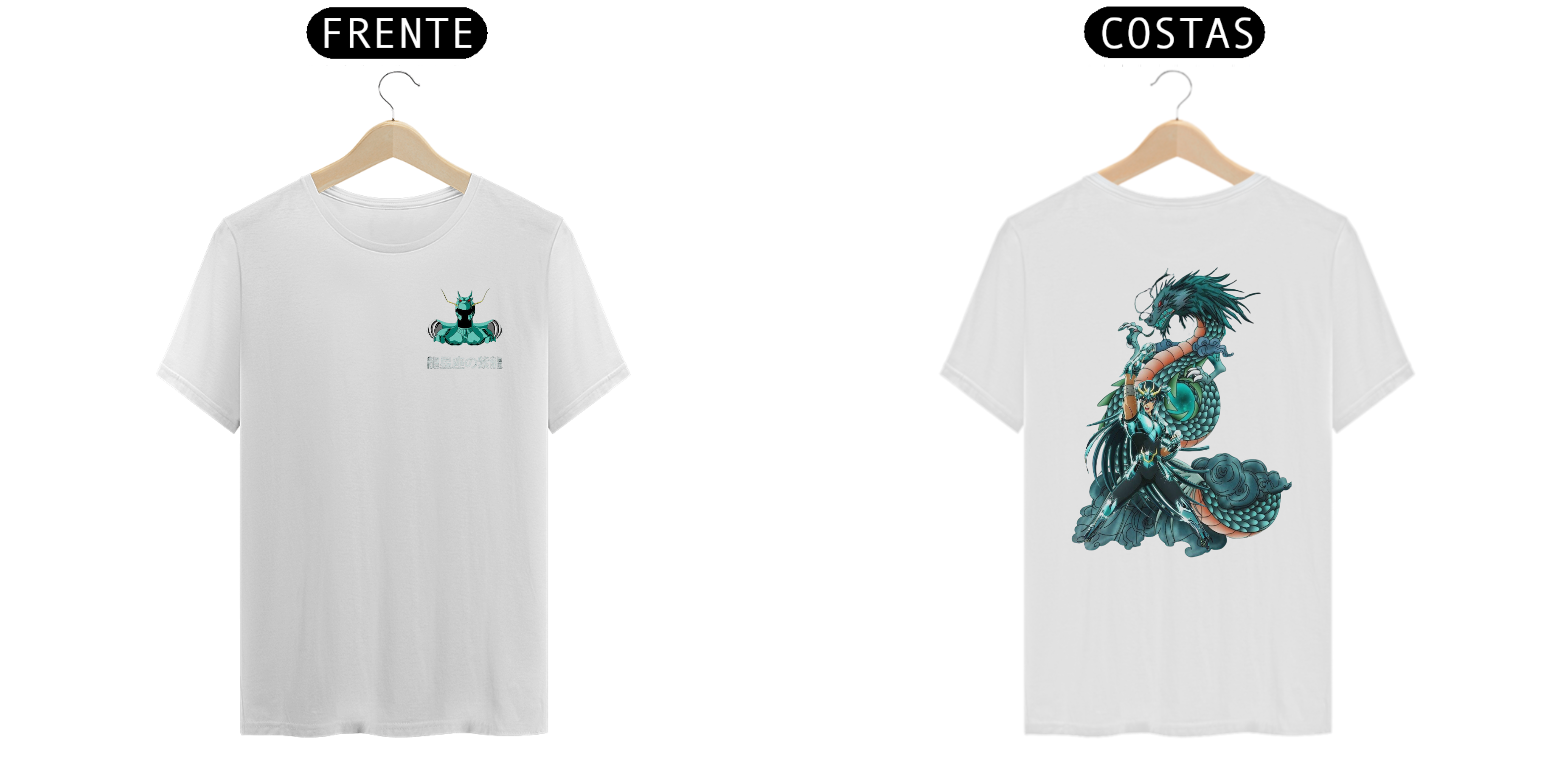 Camiseta Premium Shiryu Cavaleiros do Zodiaco