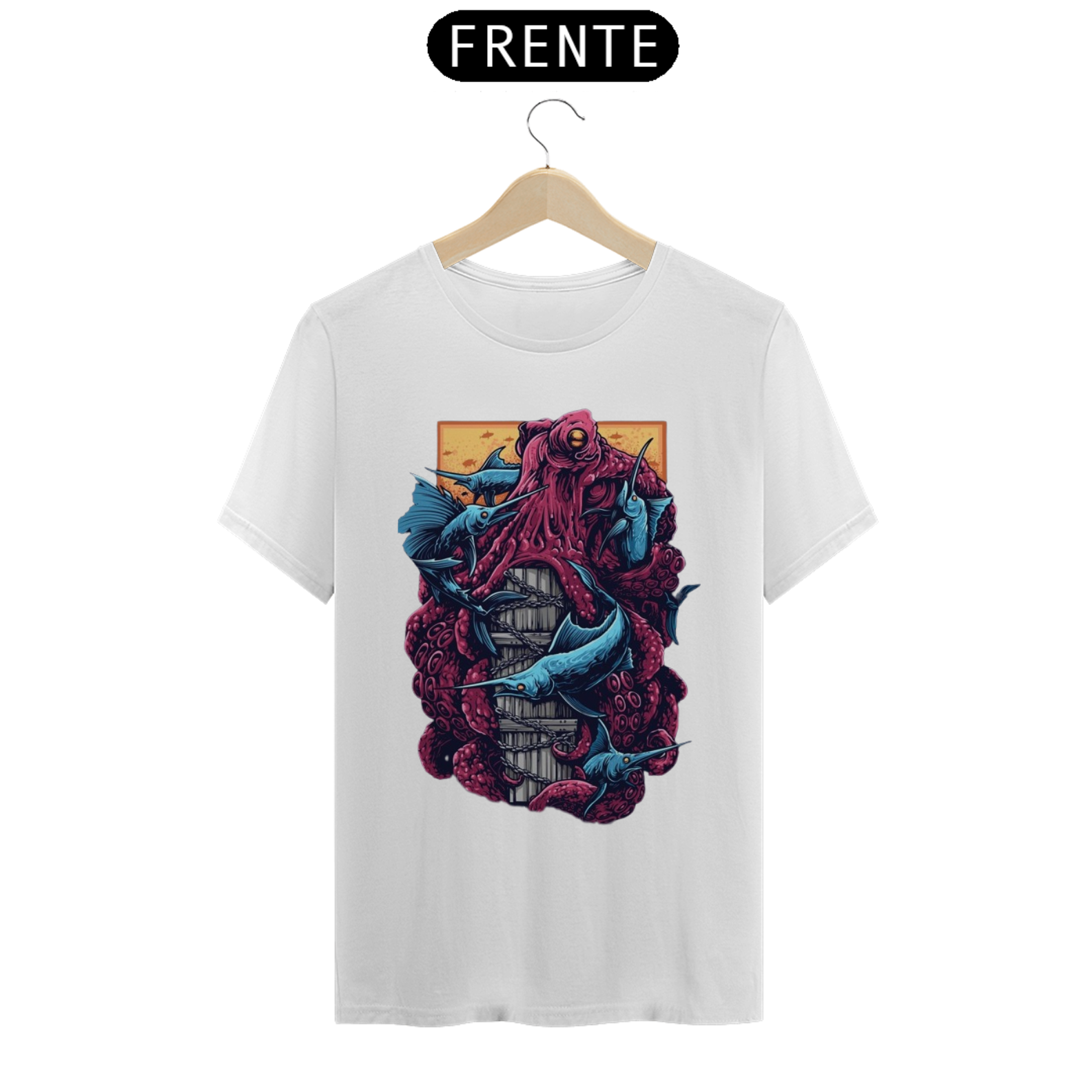 Camiseta Premium Psycodelic Fish